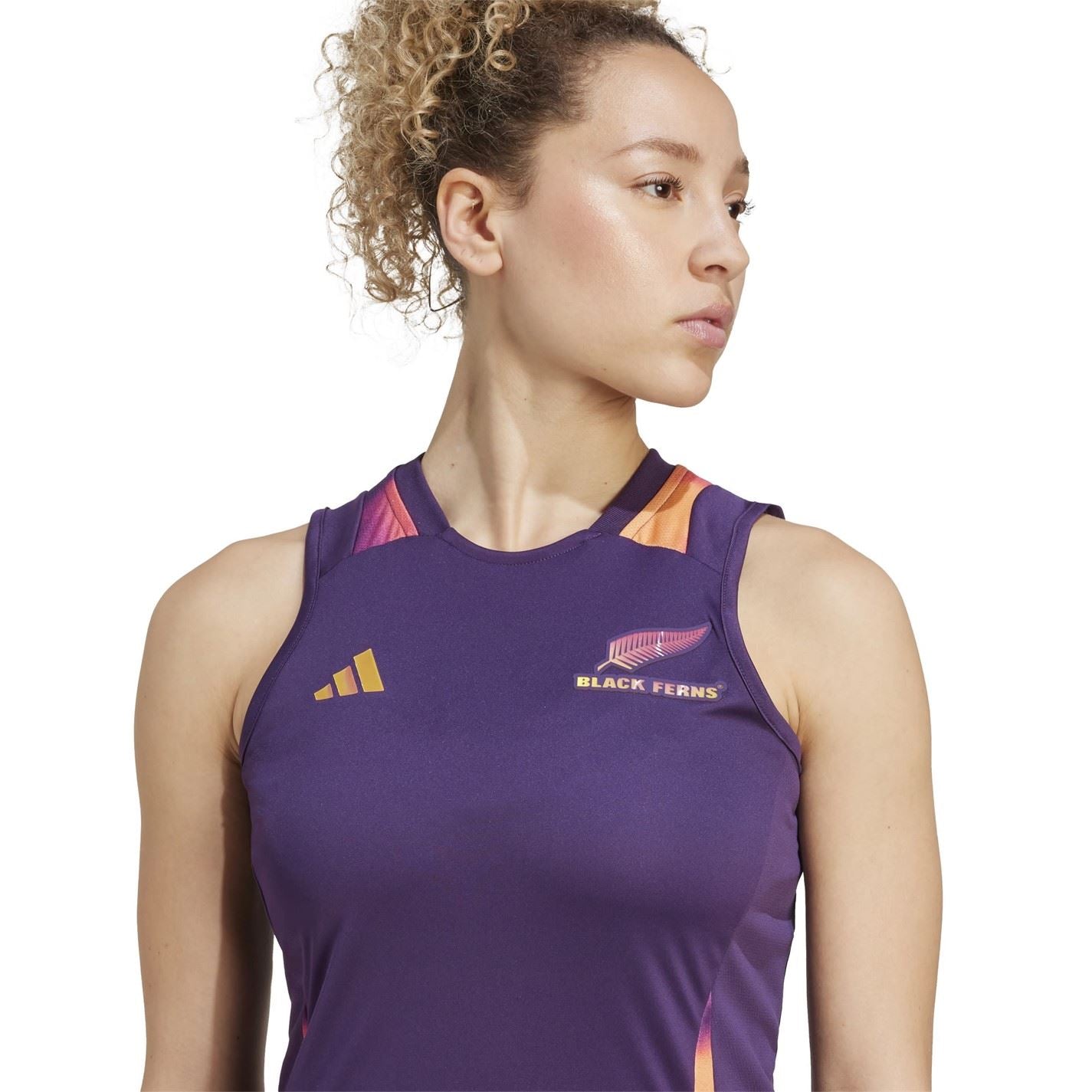 adidas Womens Black Ferns Singlet 2025