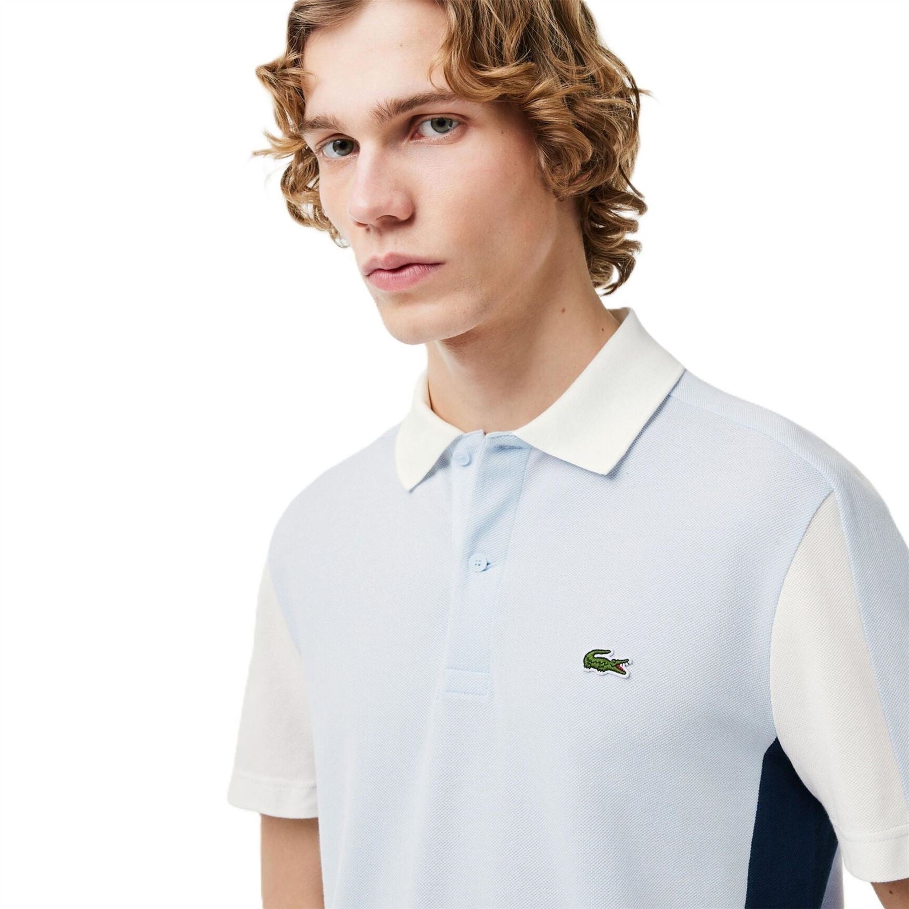 Lacoste Colour Block Short Sleeve Polo Shirt