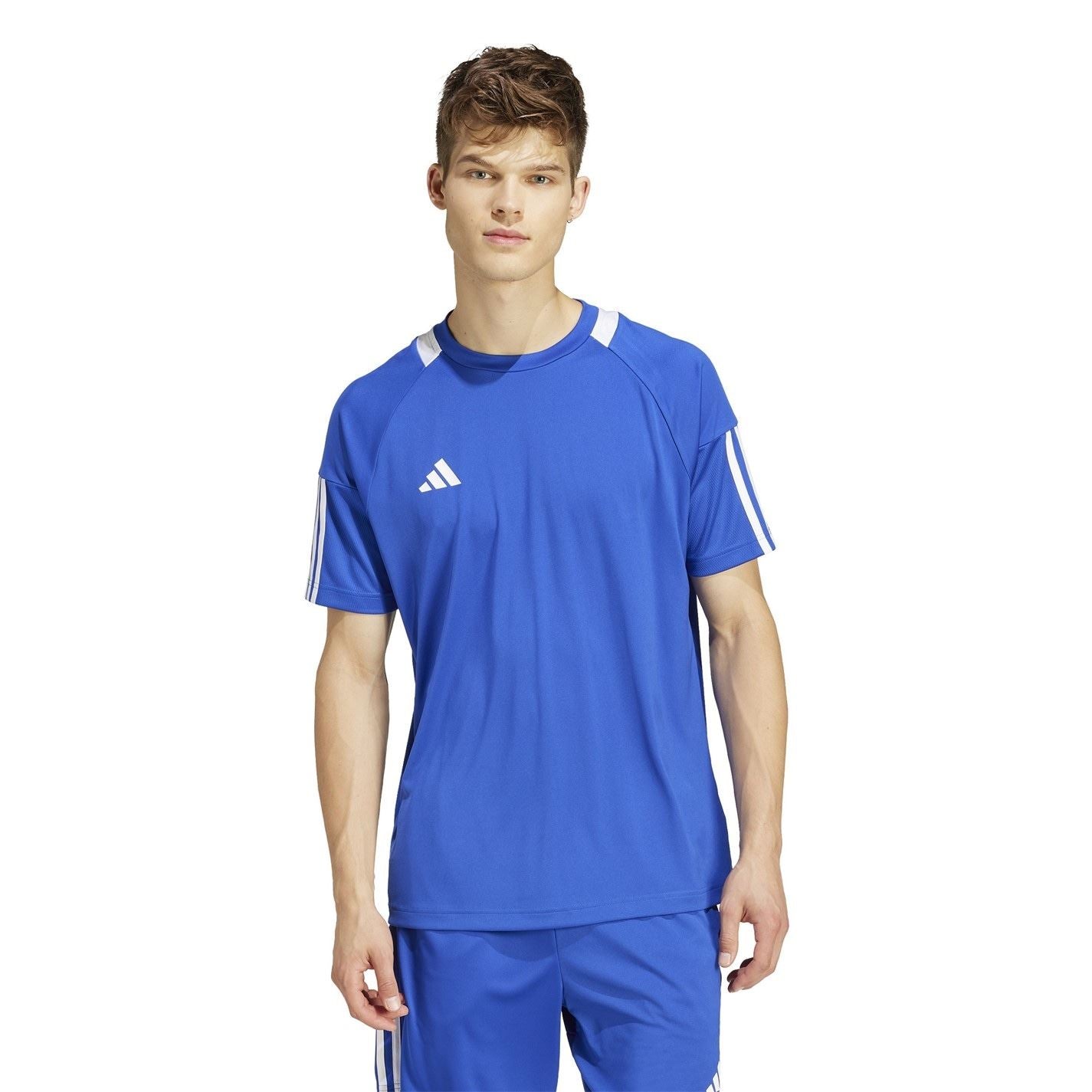 adidas Mens Classic 3 Stripe Sereno T-Shirt