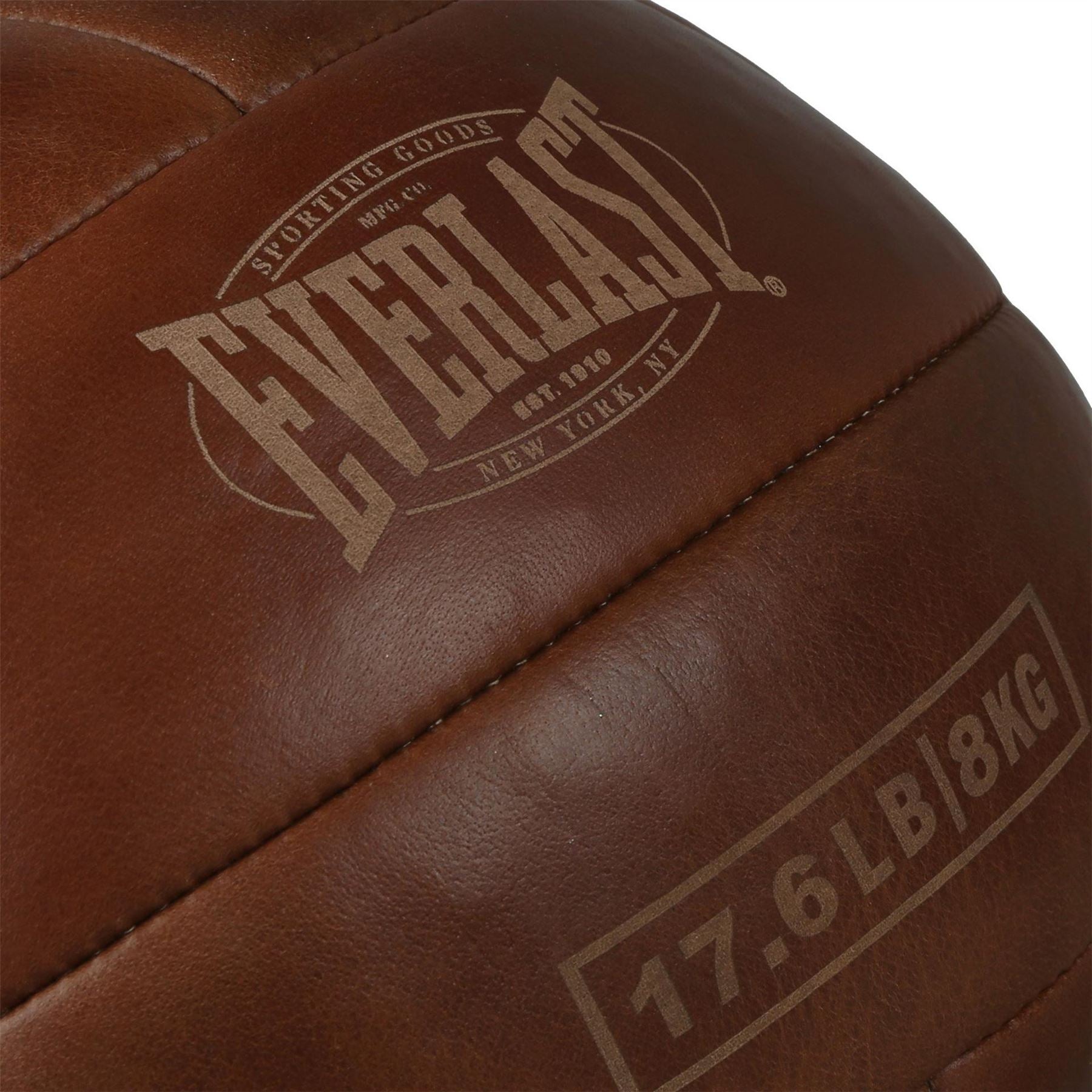 Everlast 1910 Pro Leather Medicine Ball