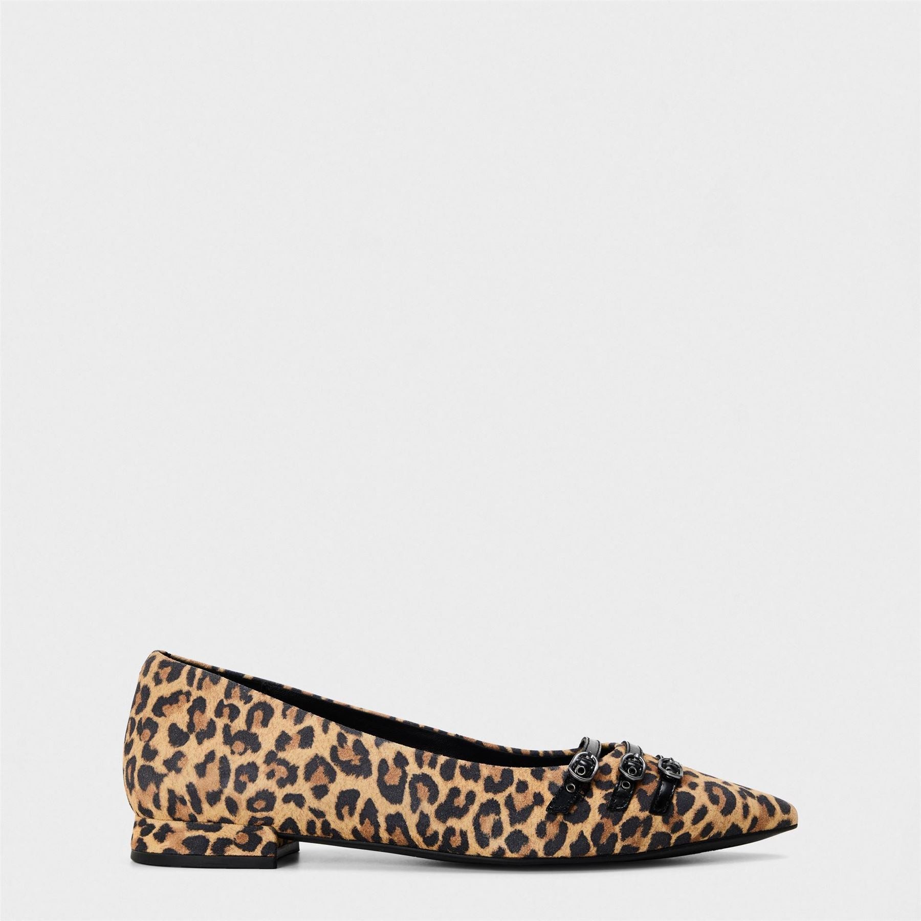 Clarks Sensa15 Leopard Patterned Block Heel Pumps