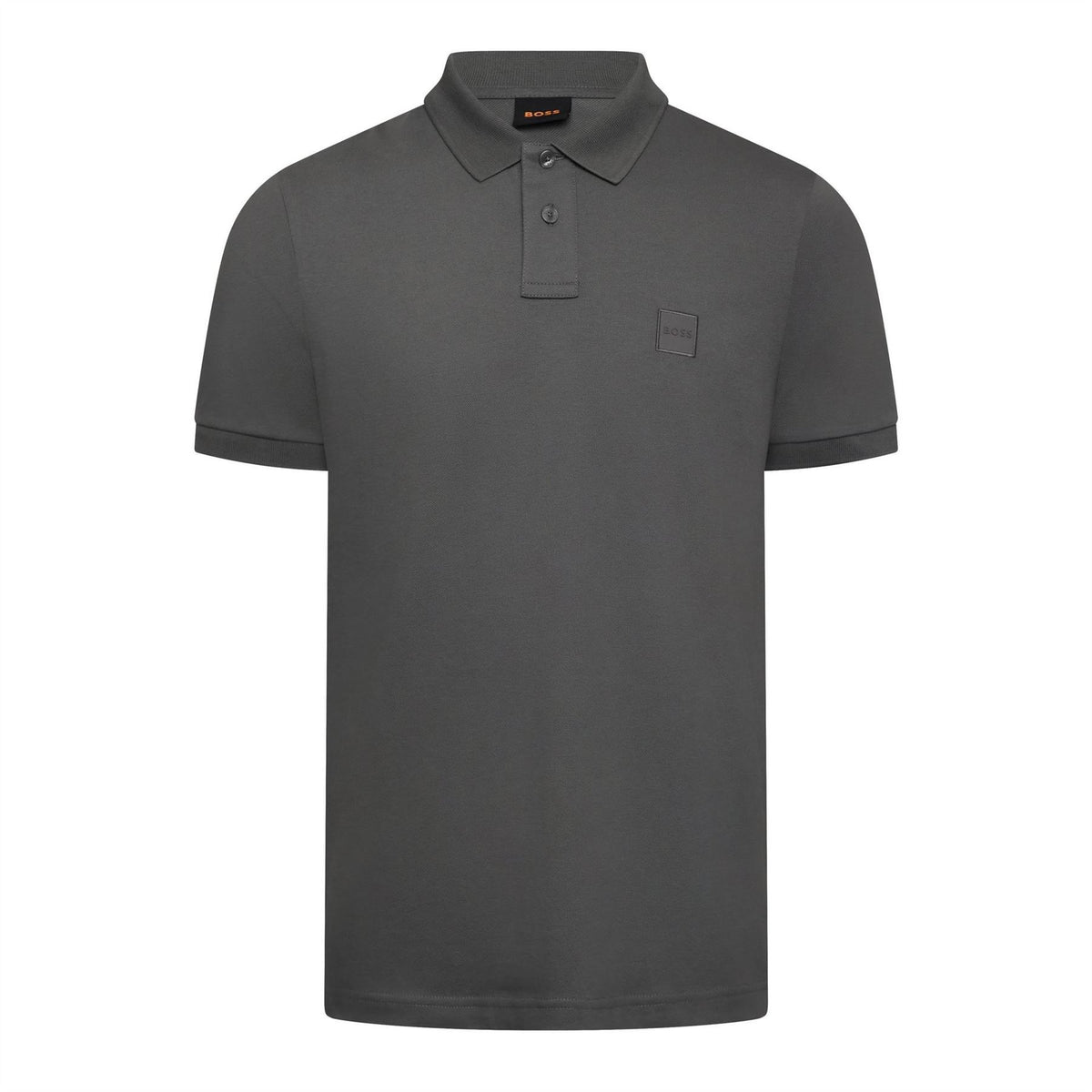 Boss Collared Neck Button Placket Polo Shirt