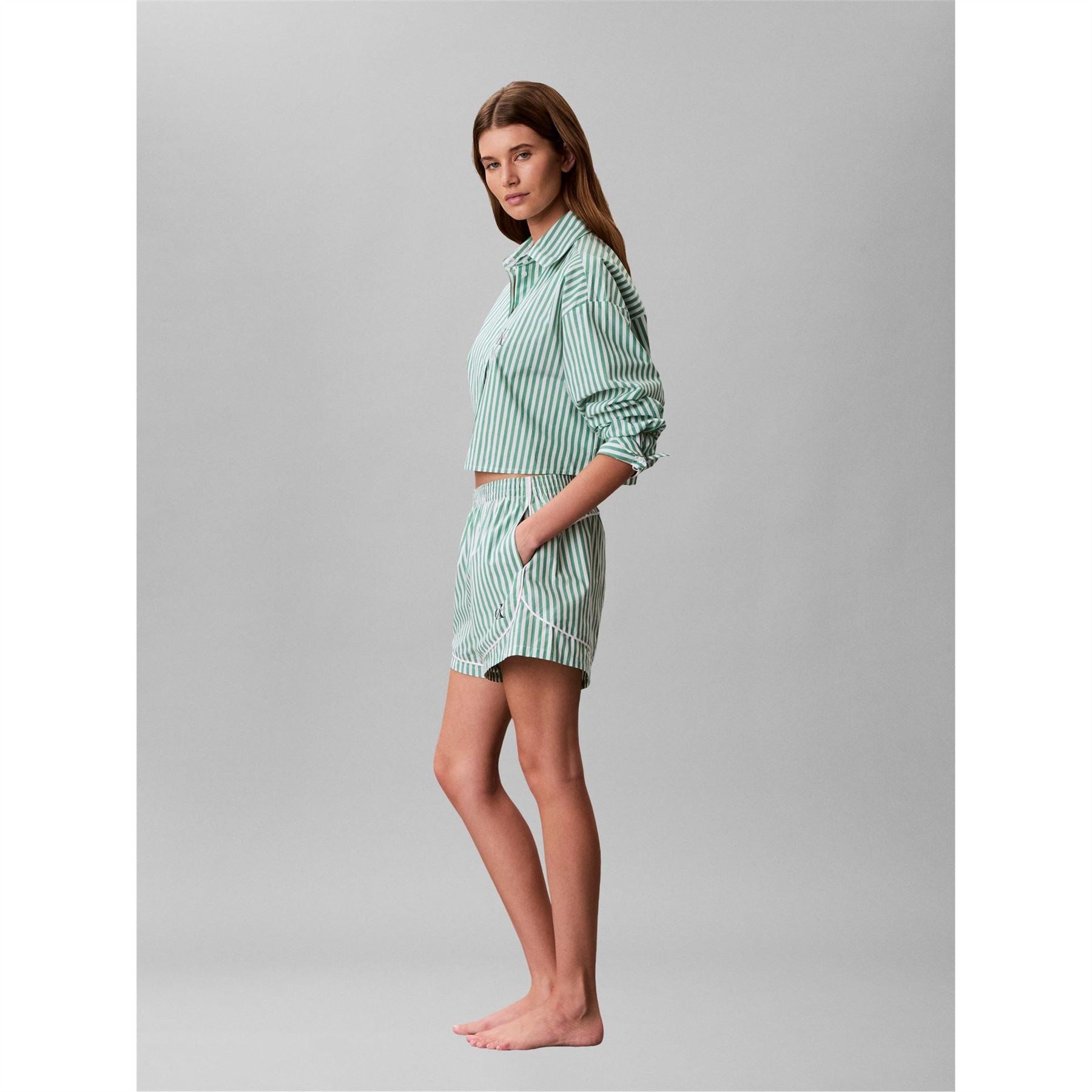 Calvin Klein Long Sleeve Patterned Shirt