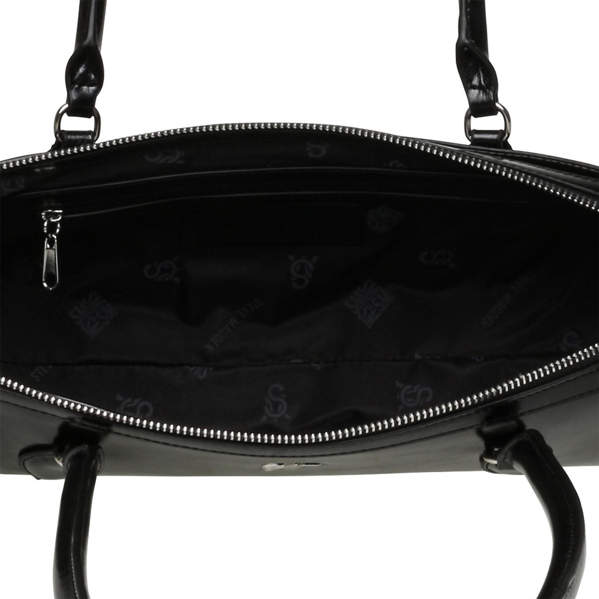 Steve Madden Bremie Baguette Bag with Silver-Tone Hardware