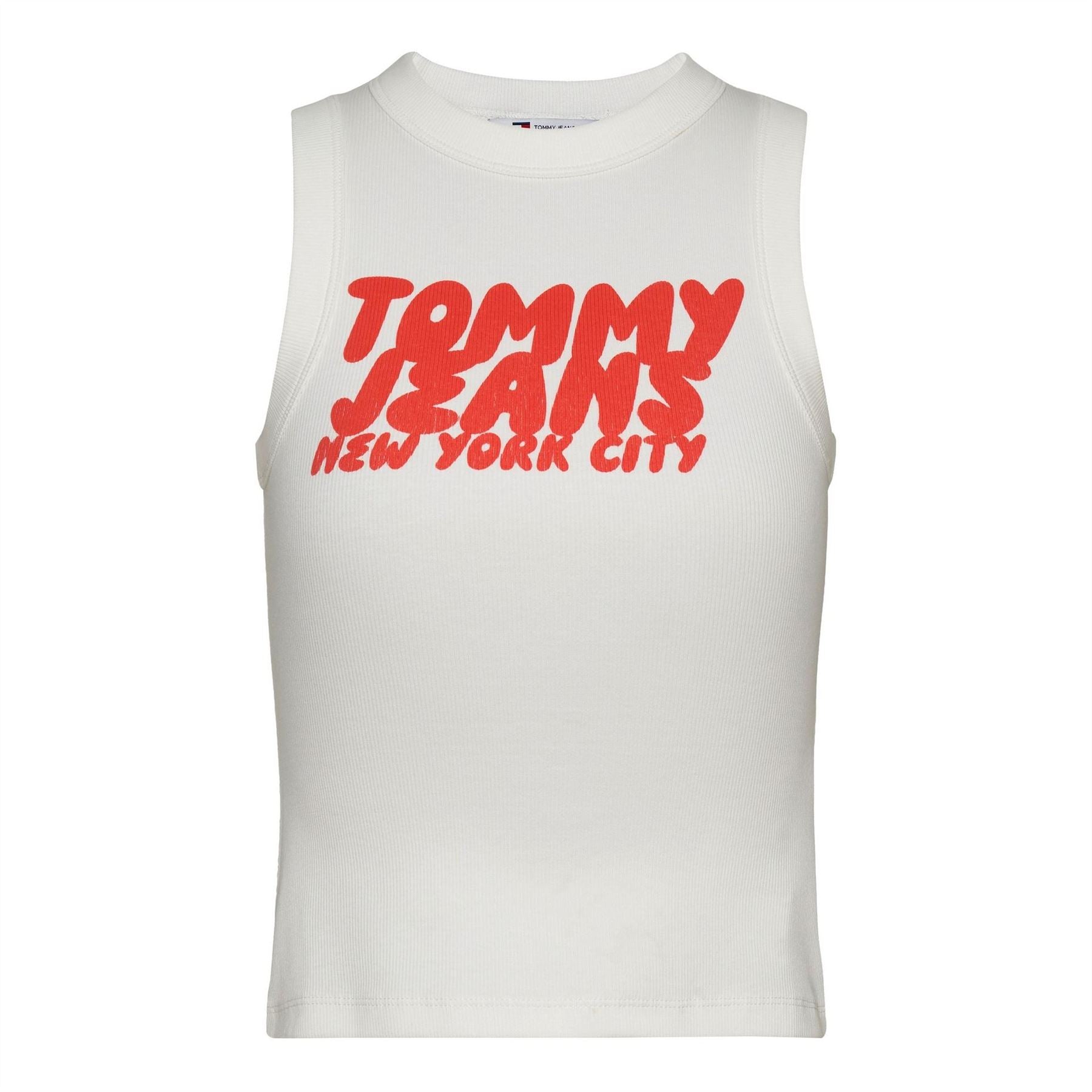 Tommy Jeans Slim Fit Lettering Bubble Tank