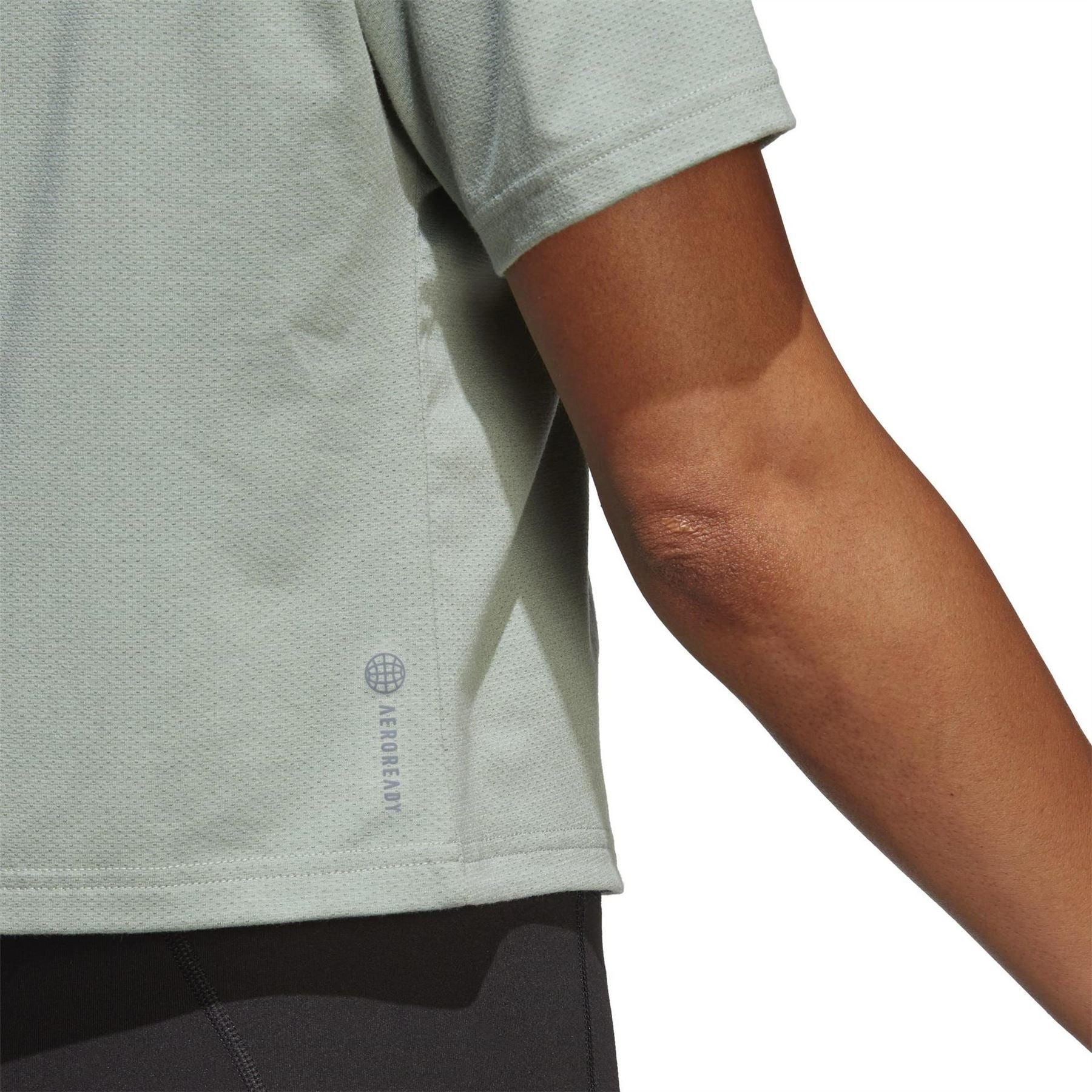 adidas Icons Logo Print Cropped T-Shirt