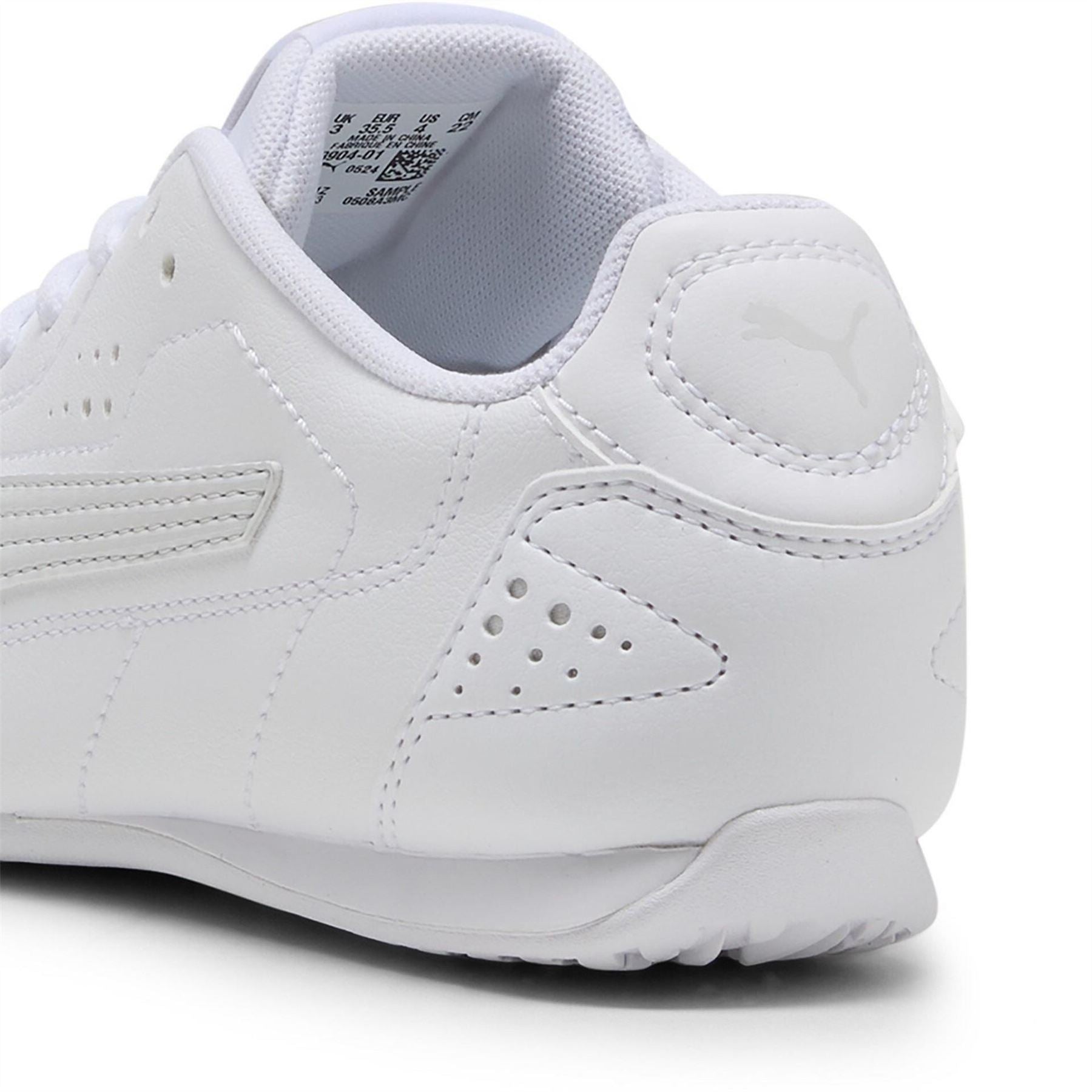 Puma Low Top Round Toe Flat Heel Sneakers