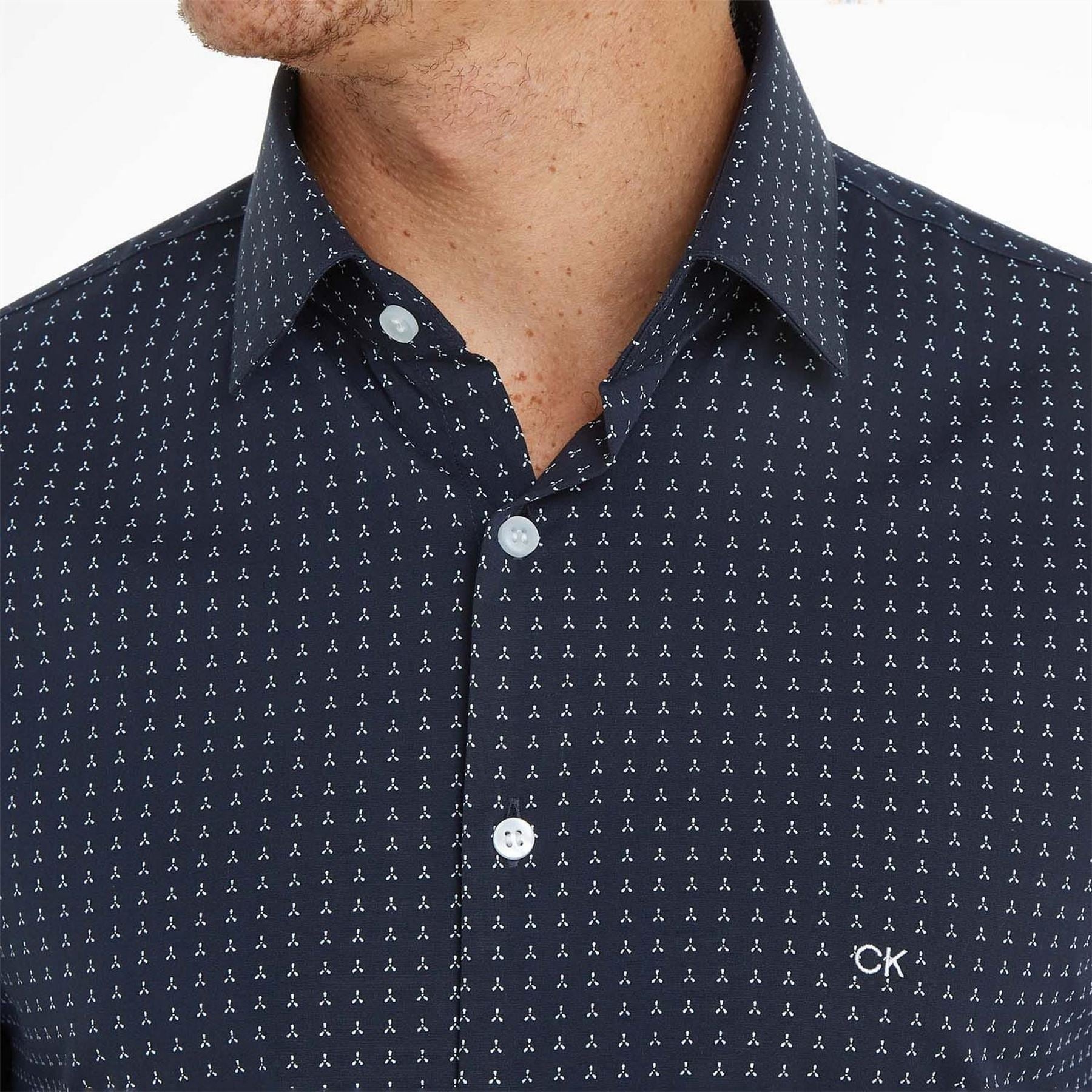 Calvin Klein Print Poplin Shirt