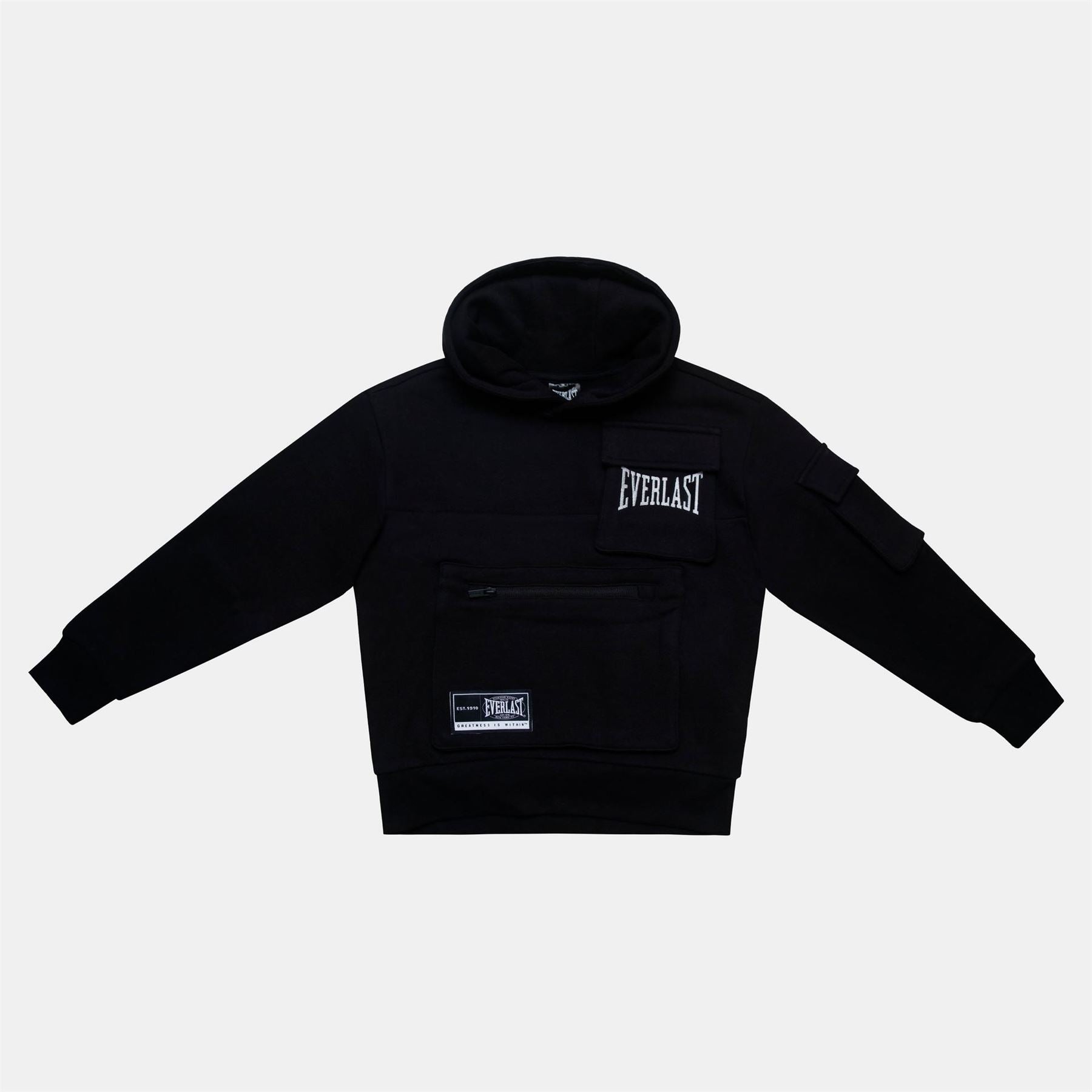 Everlast Hooded Neck Zipped Pocket Sweatshirt