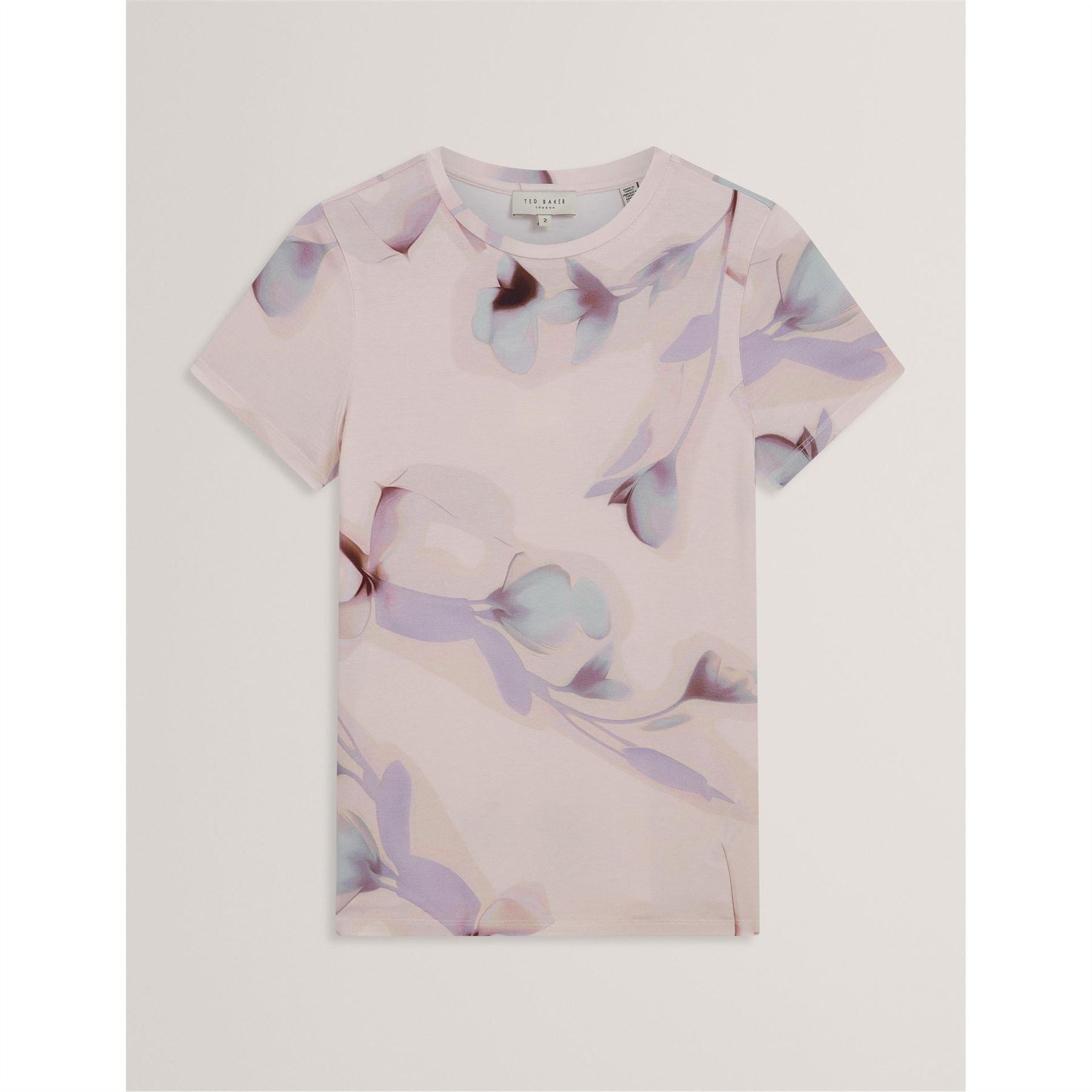 Ted Baker Printed Crew Neck Short Sleeve Jersey T-Shirt