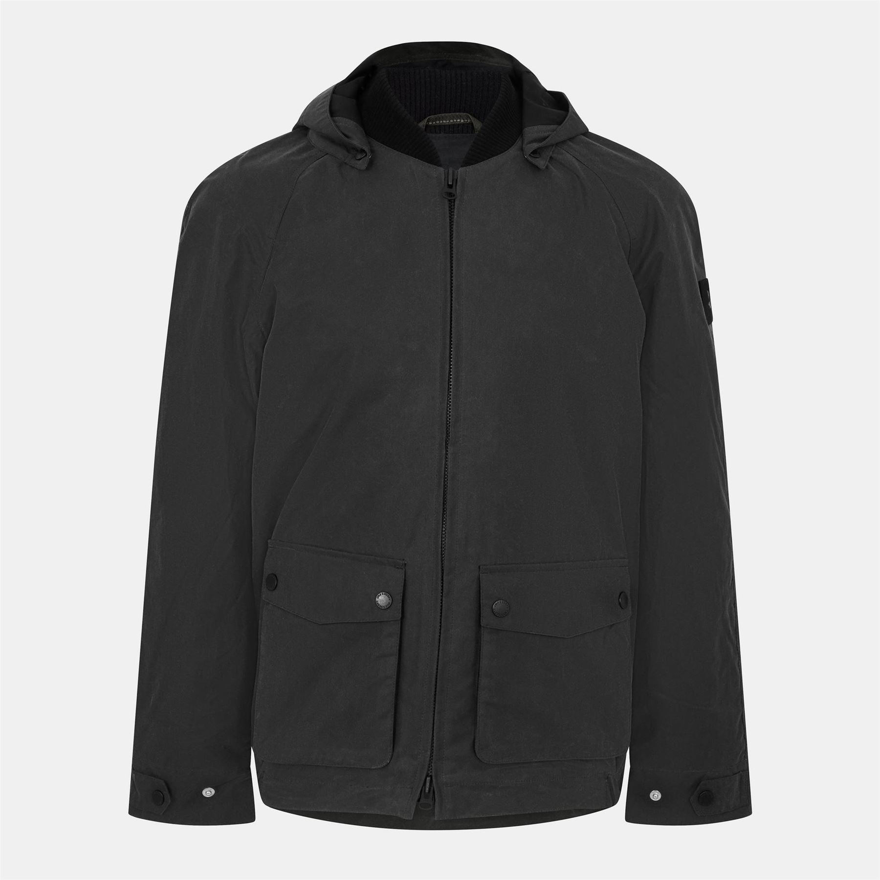 Lyle and Scott Hooded Bomber Jacket with Flap Pocket