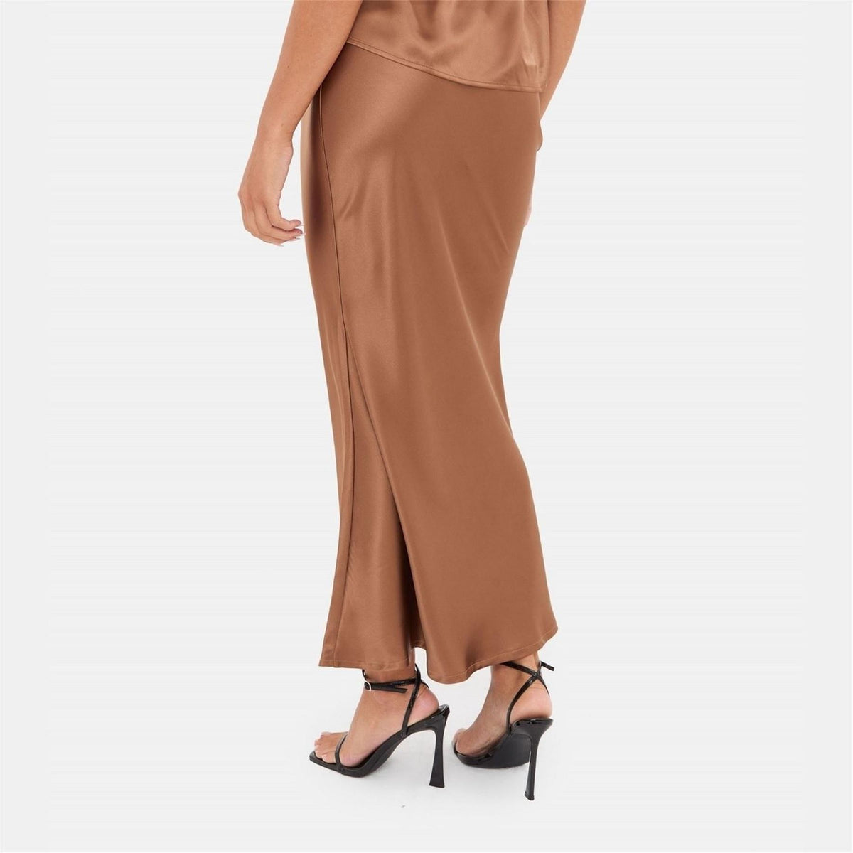 I Saw It First Bias Cut Maxi Skirt