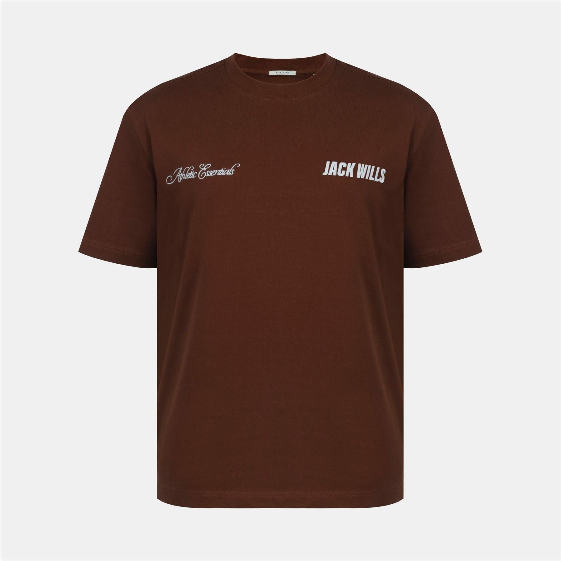 Jack Wills Script Mix Cotton Short Sleeve Oversized T-Shirt