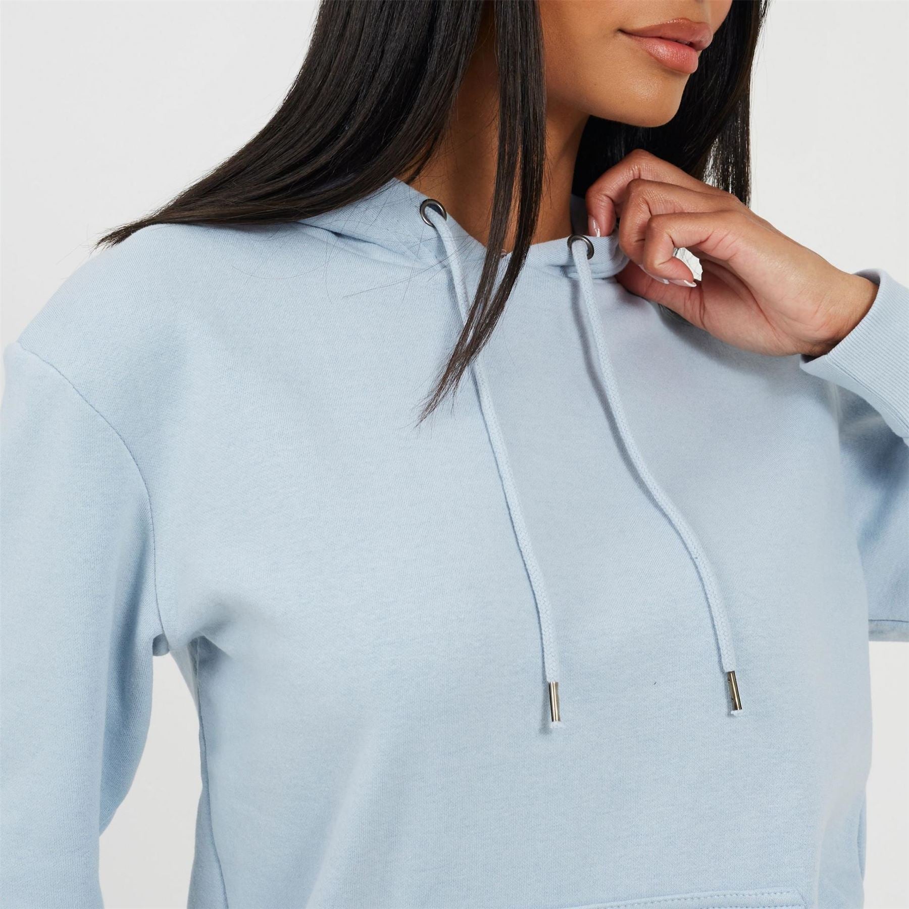 Brave Soul Hooded Neck Long Sleeve Kangaroo Pocket Sweatshirt