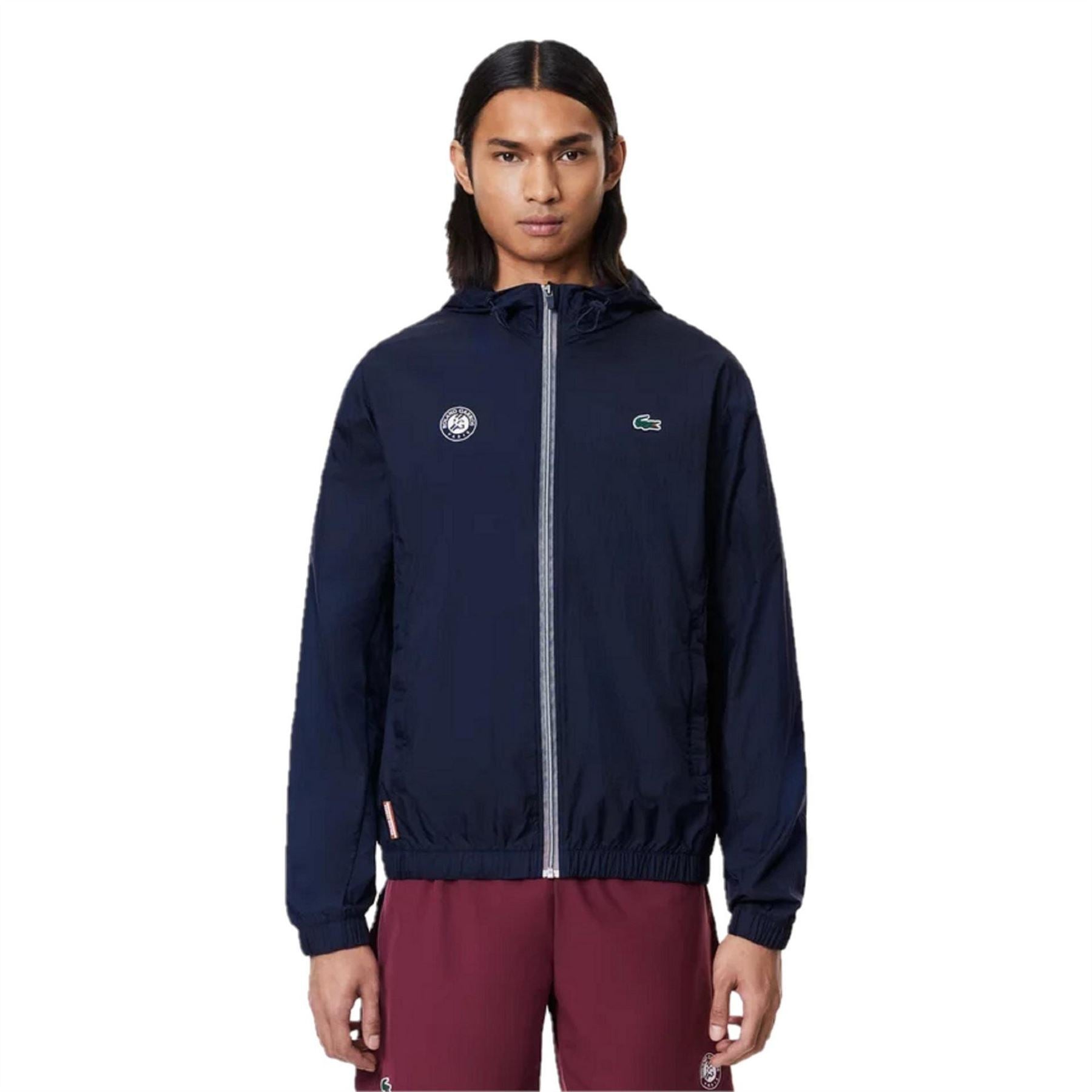 Lacoste Water Resistant Lightweight Rain Anorak