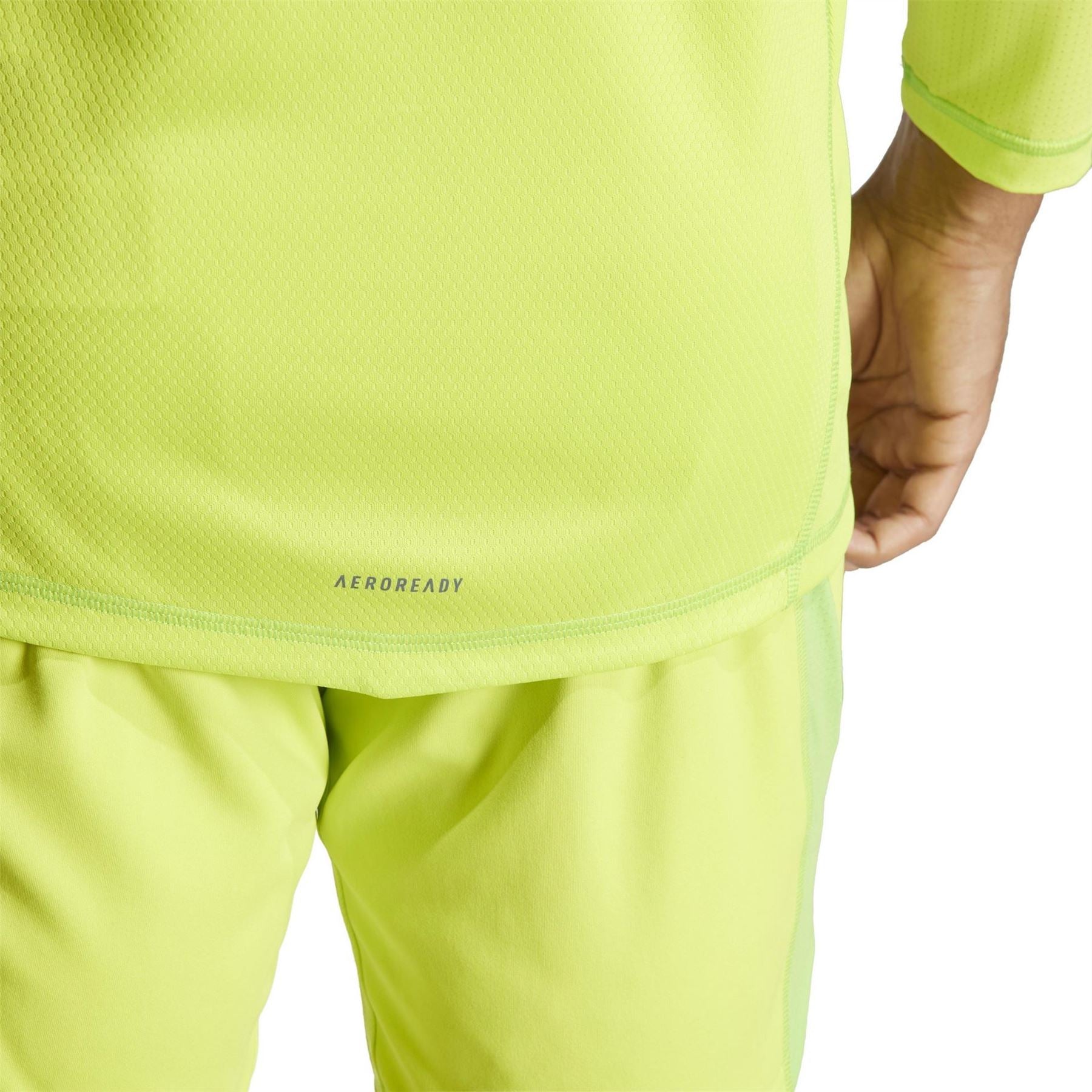 adidas V-Neck Raglan Sleeve Long Sleeve Jersey Top