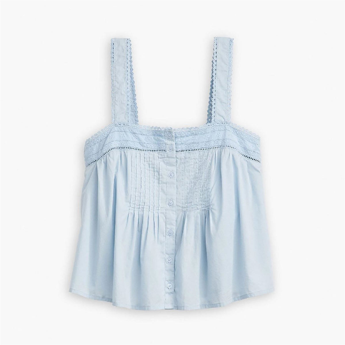 Levis Cici Lace Detail Square Neck Camisole Tank