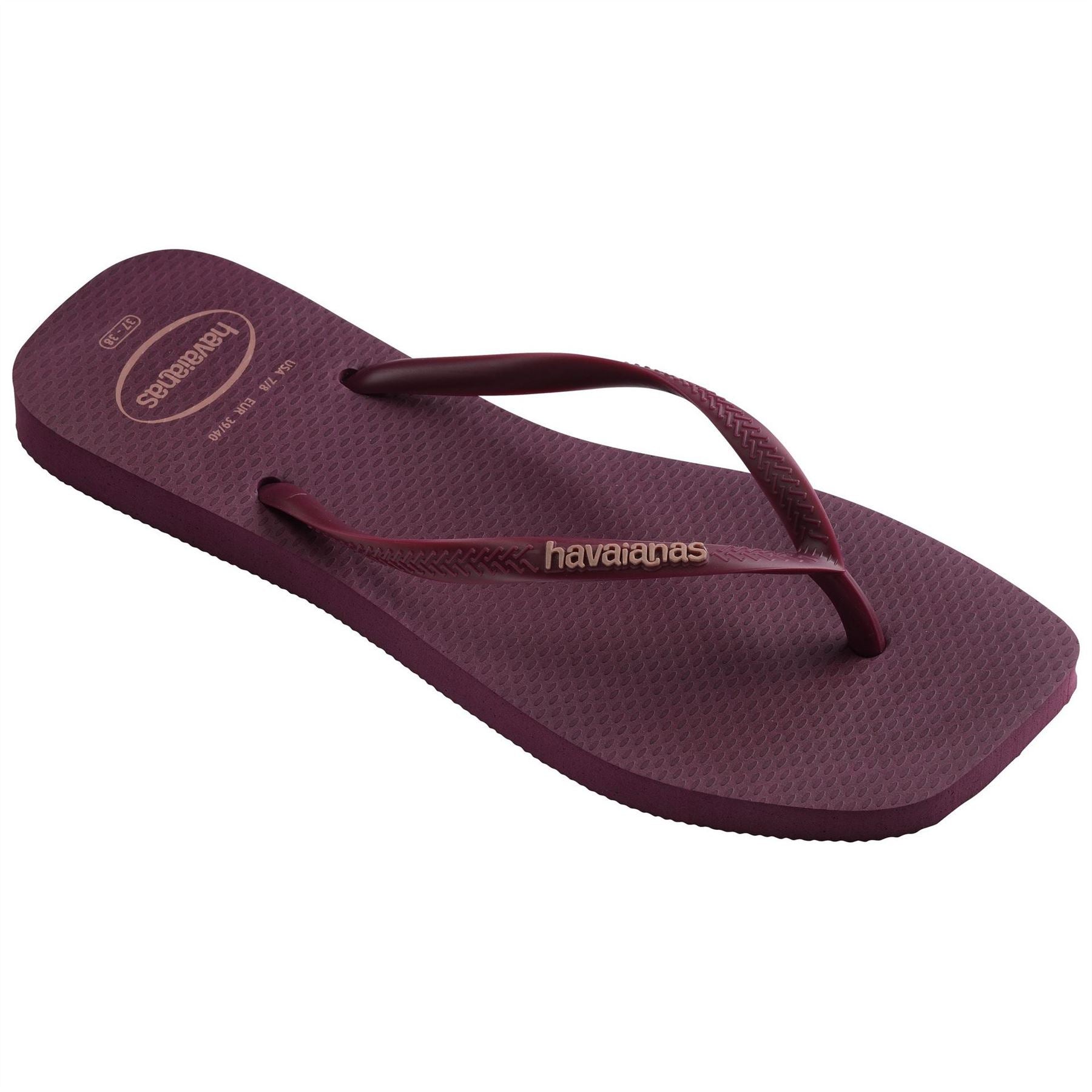 Havaianas Hav. Square Logo Pop Up Fresh Laven Flip Flops Womens