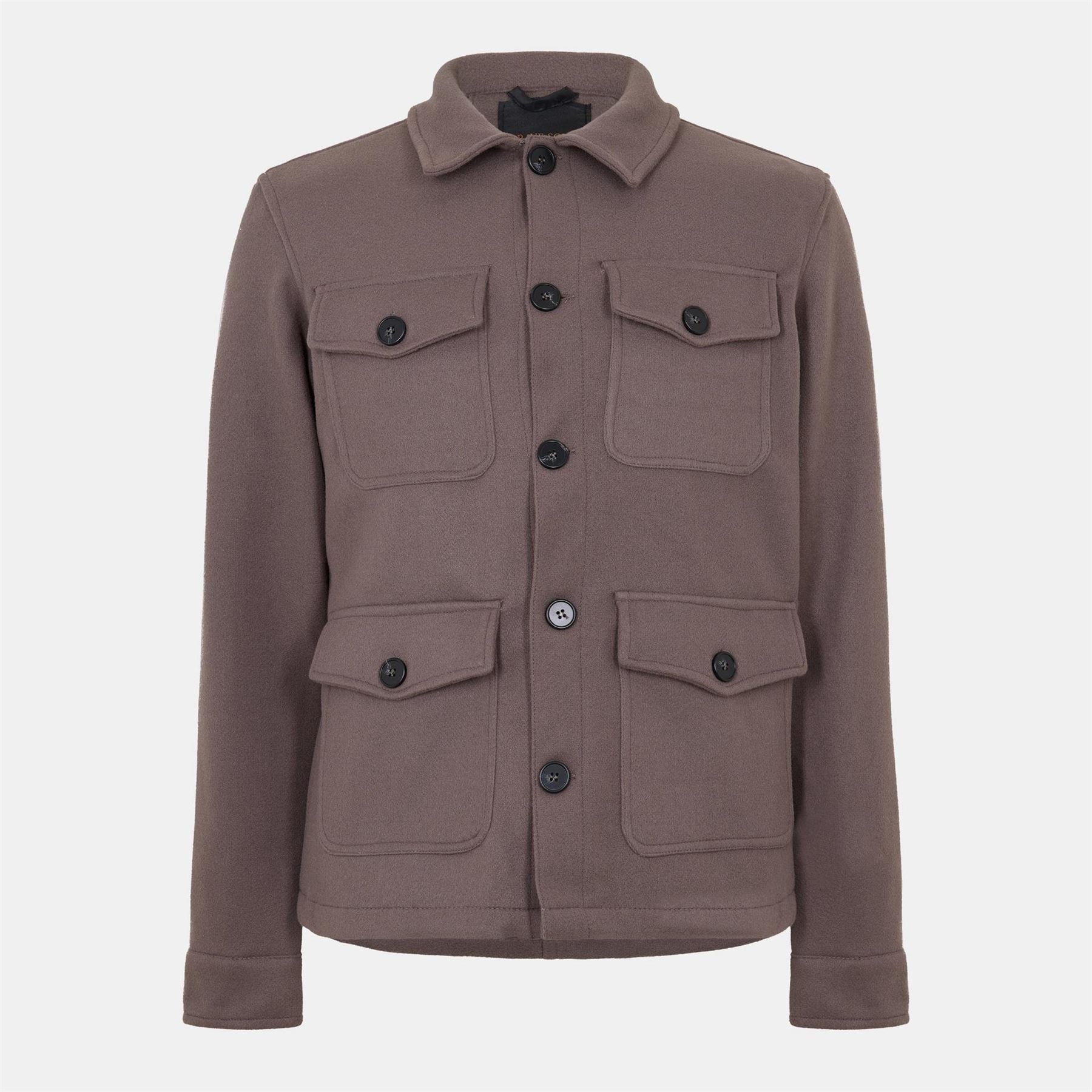 Brave Soul Pocket Faux Wool Shacket