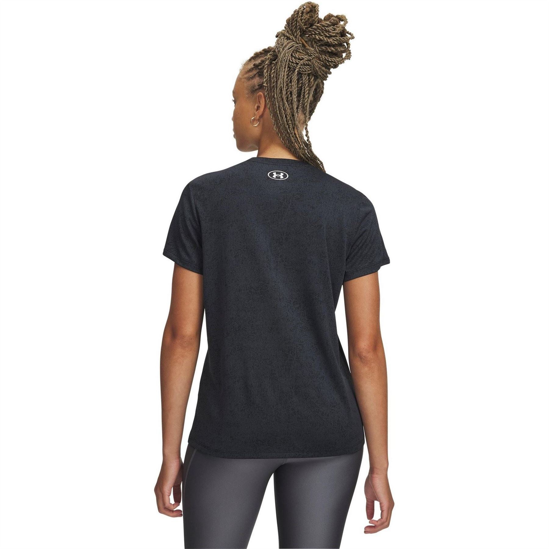 Under Armour Texture Womens Short Sleeve Performance Gym Top