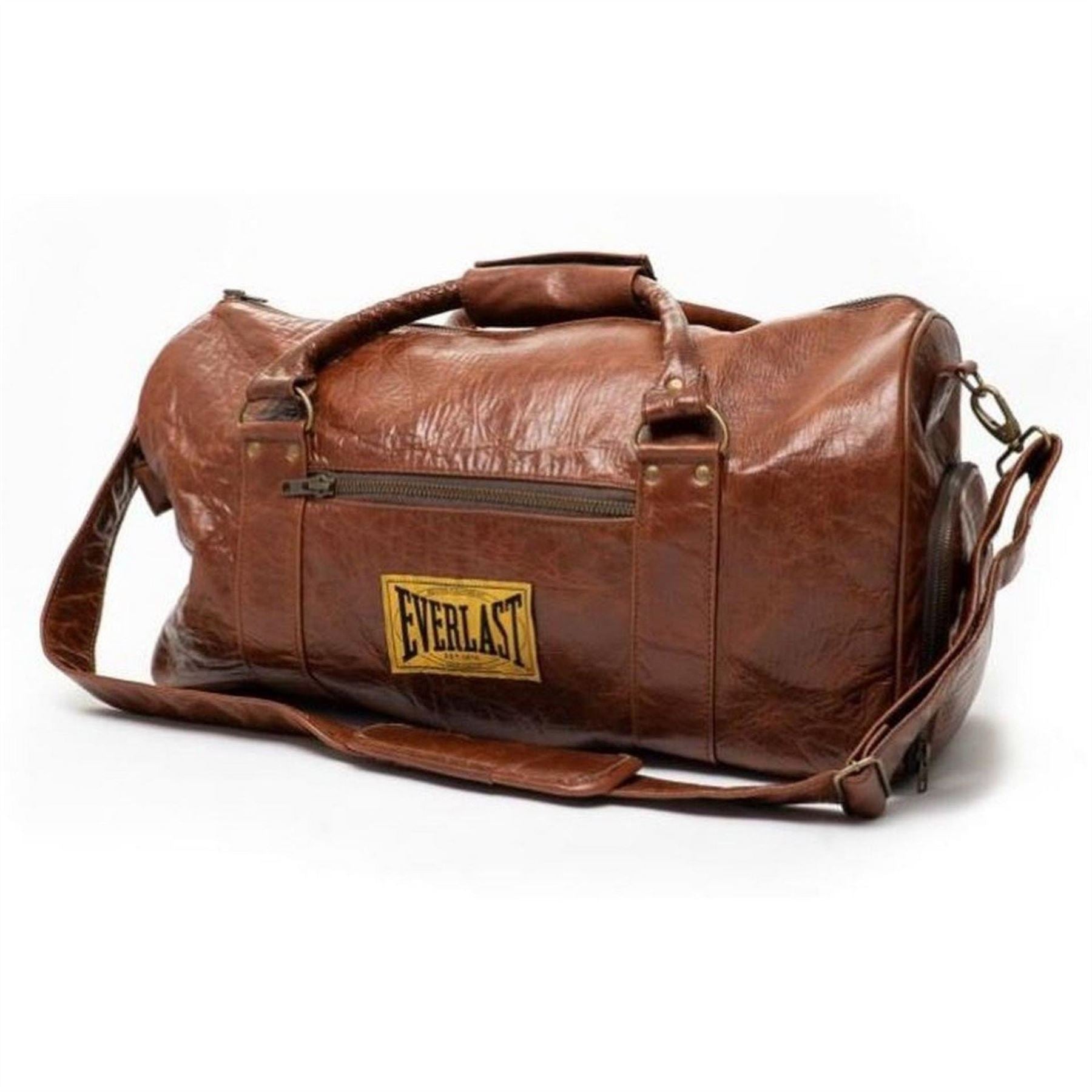 Everlast 1910 Premium Leather Holdall Bag