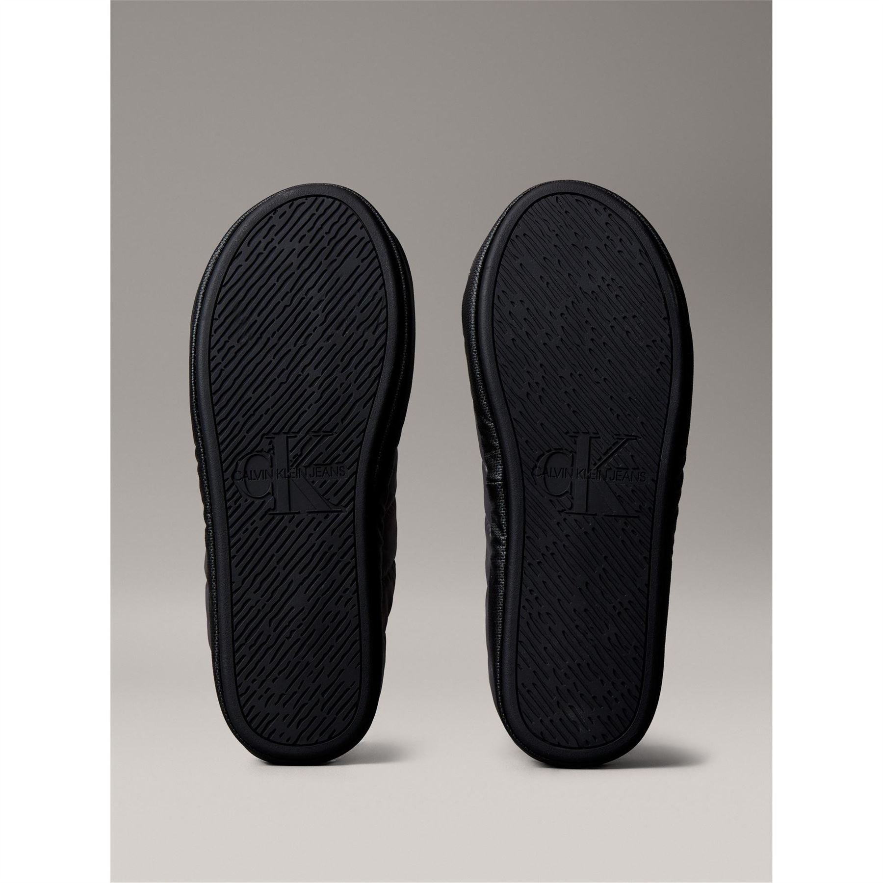 Calvin Klein Puffer Moccasin Slippers with Closed Toe