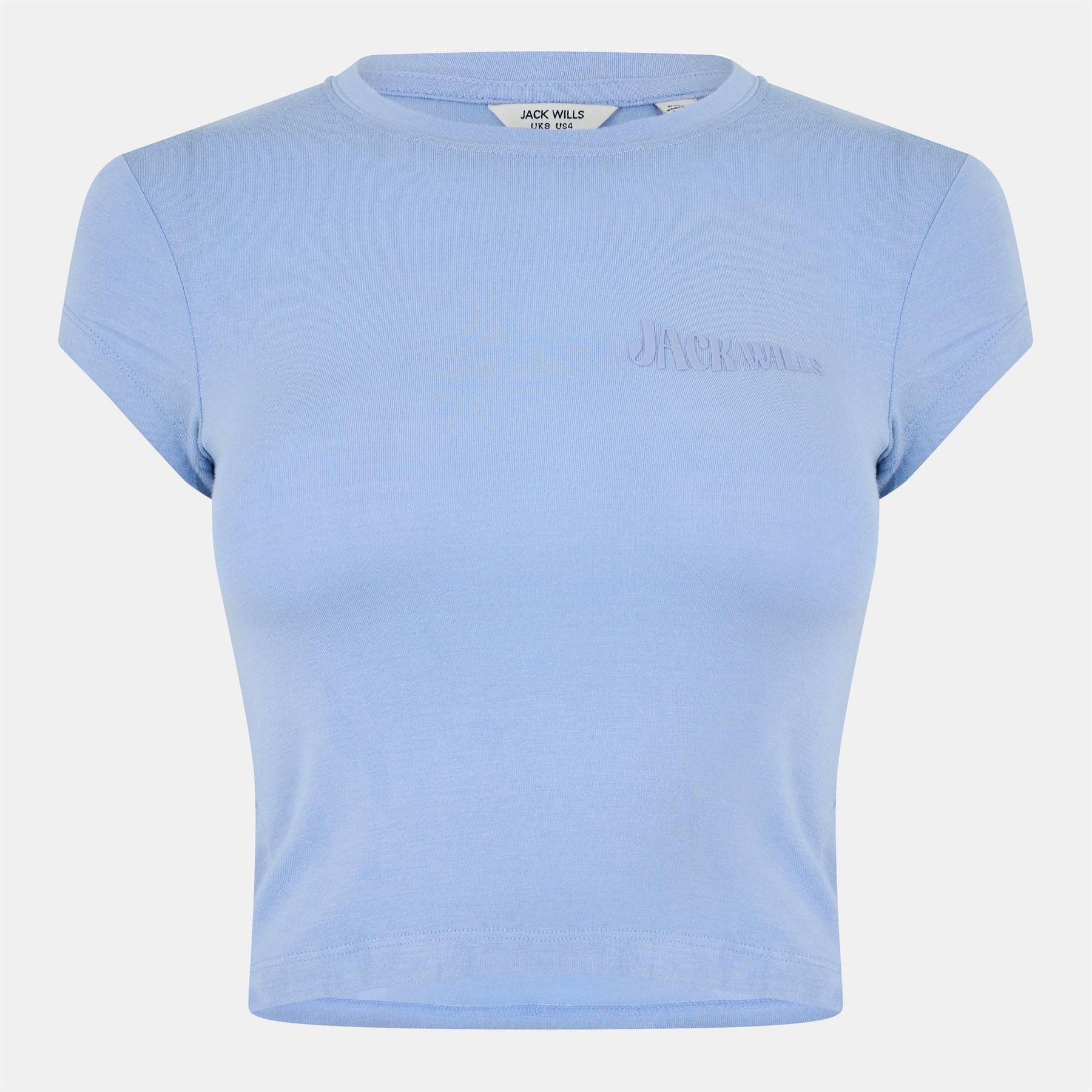 Jack Wills Cropped Short Sleeve Slim Fit T-Shirt