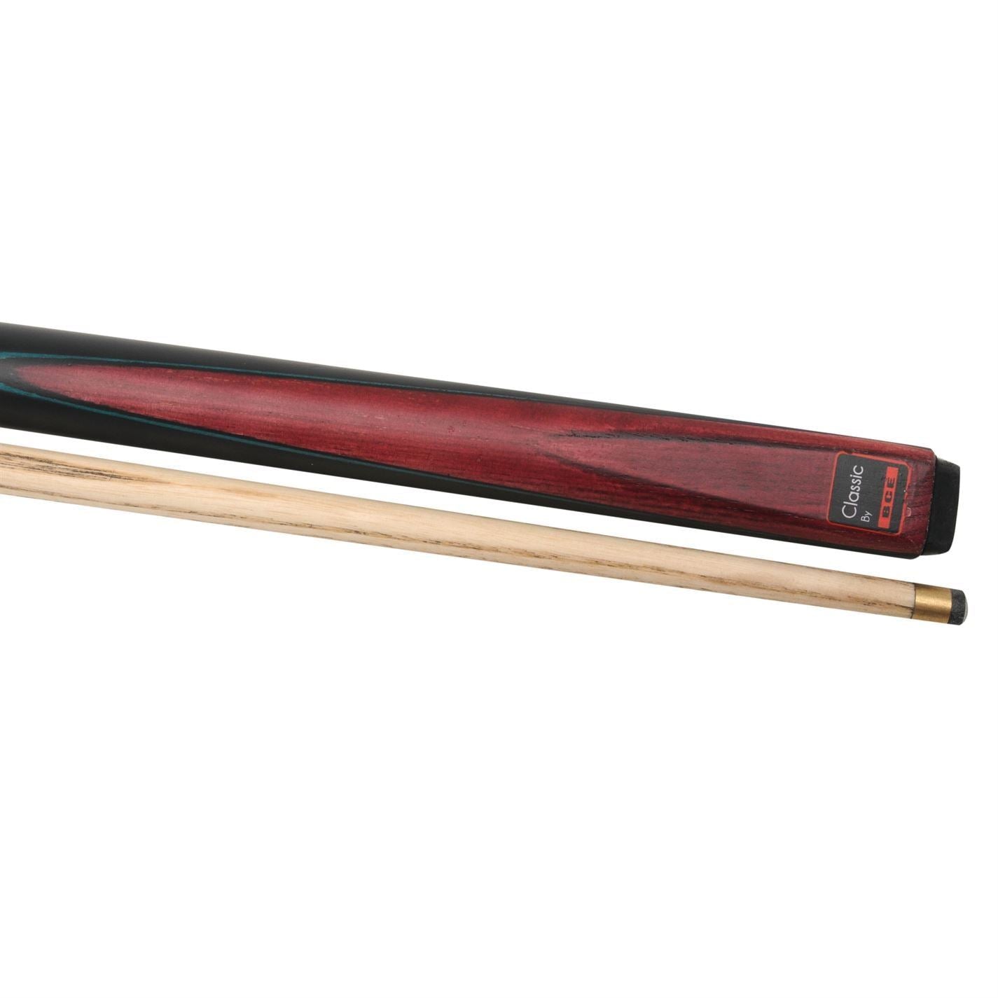 BCE Classic 2 Piece Veneer Ash Snooker Cue Adults
