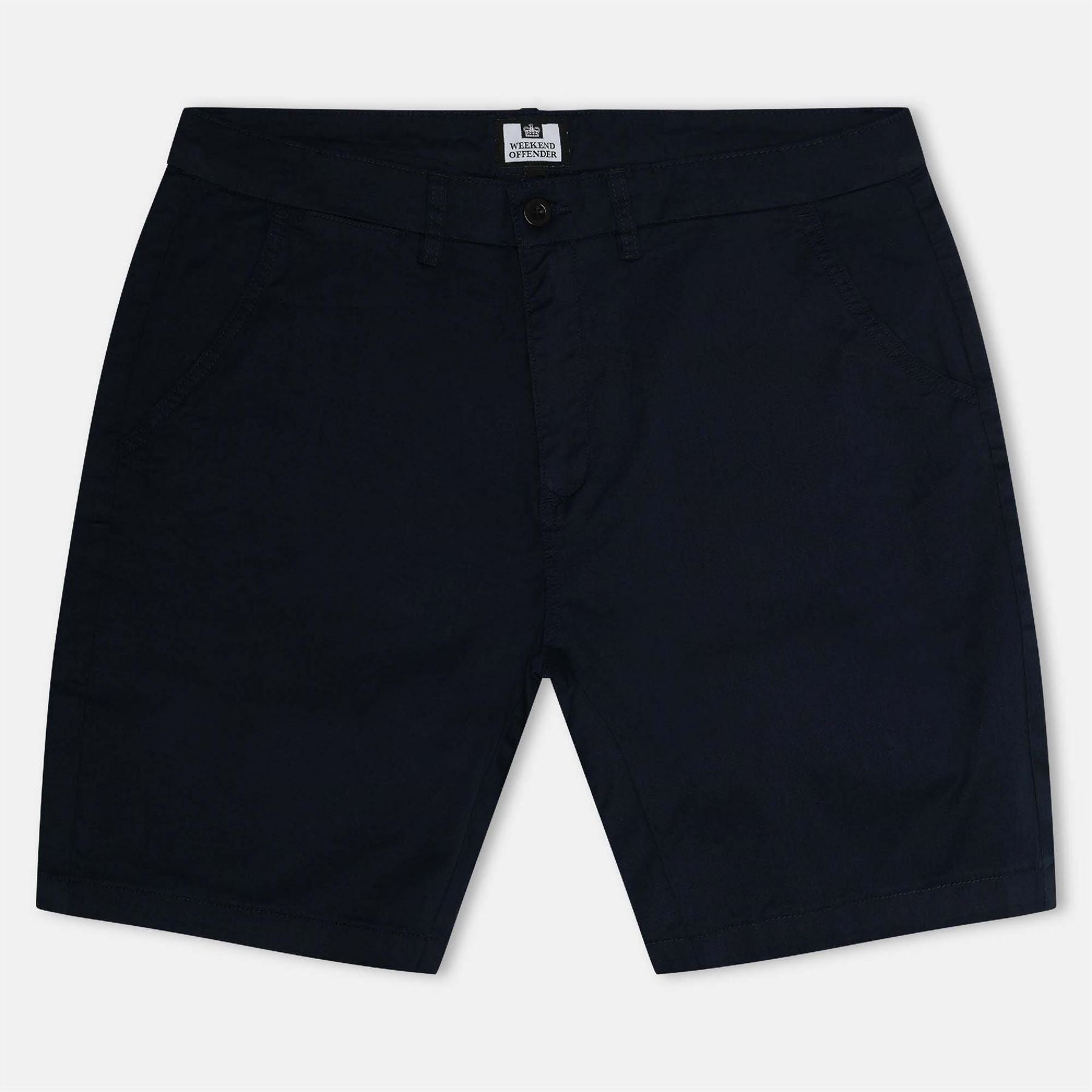 Weekend Offender Dillenger Solid Patterned Chino Shorts