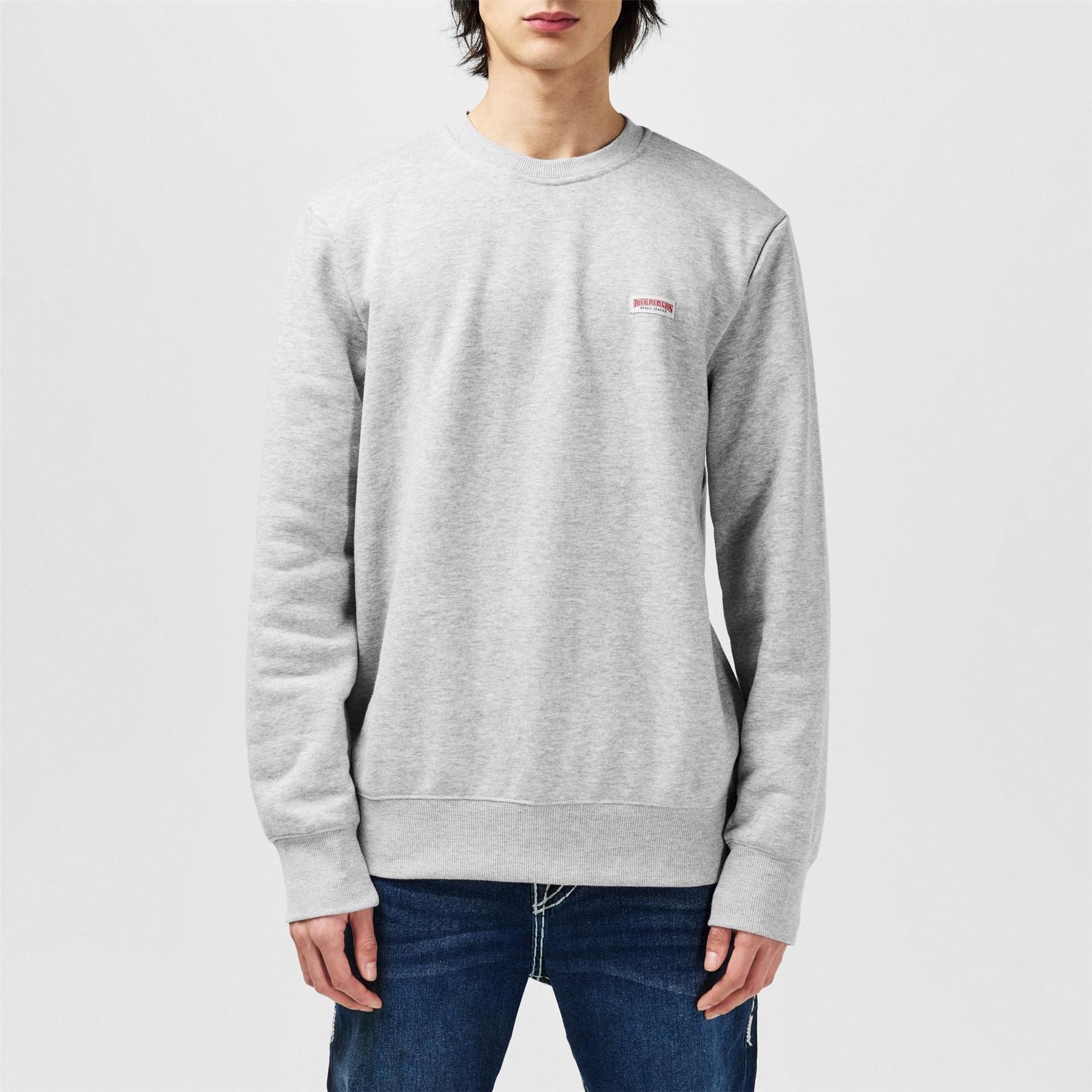 True Religion Original Logo Crew Neck Sweatshirt
