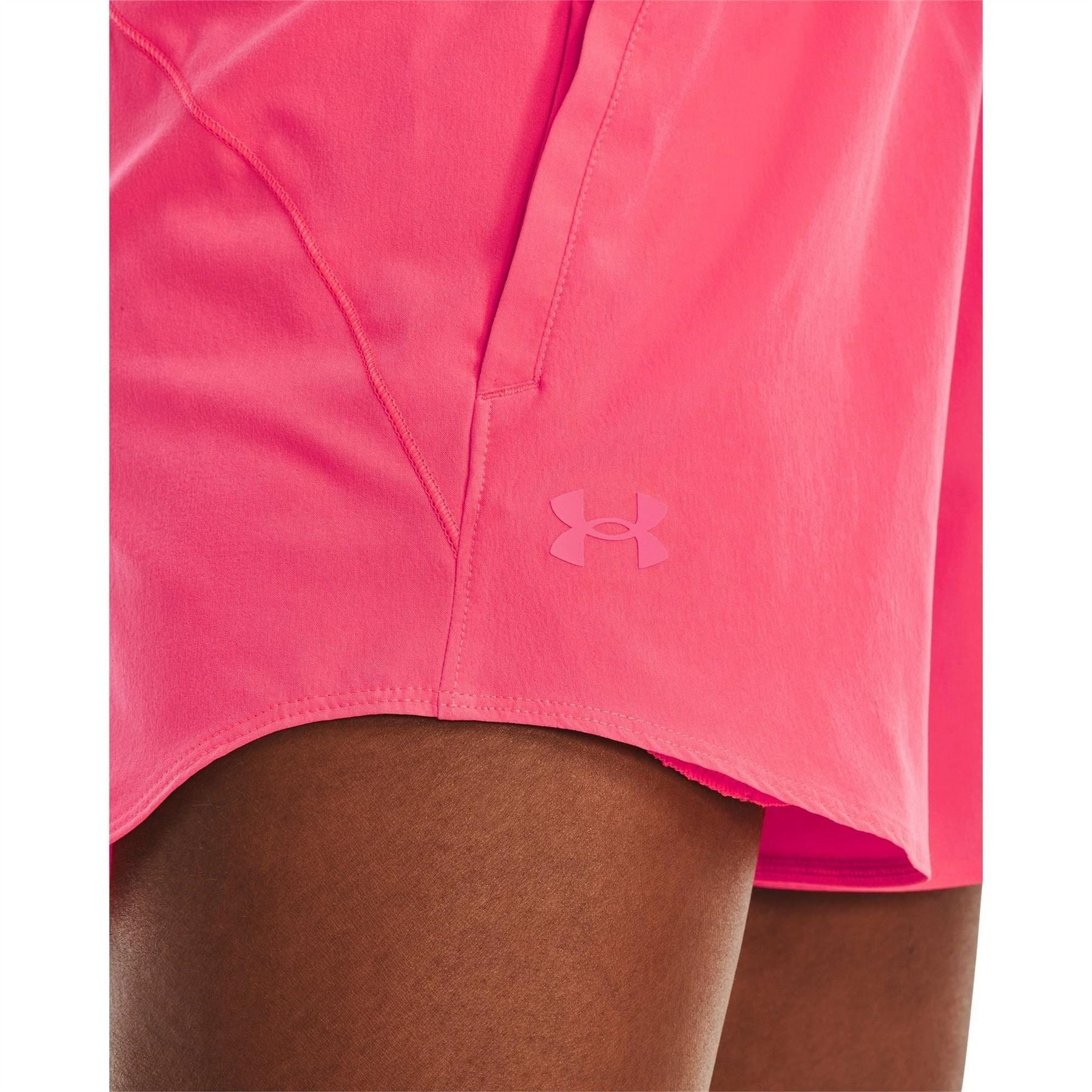 Under Armour Flex Woven Running Shorts with Curved Hem