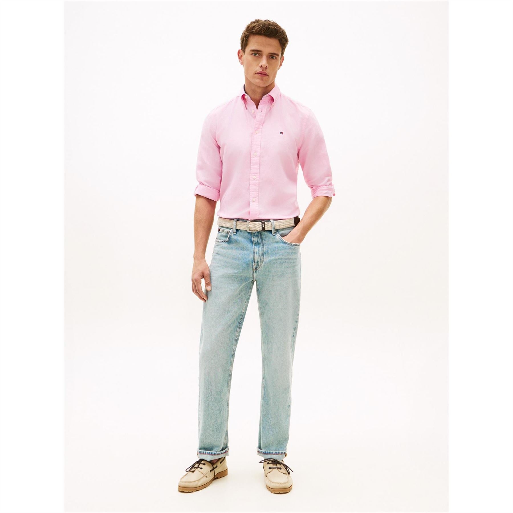 Tommy Hilfiger Linen Ls Shirt Sn63
