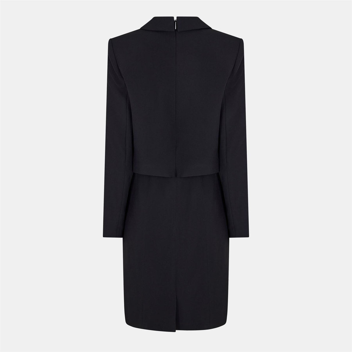 Boss Dajoana Gsu Collared Neck Long Sleeve Knee Length Blazer Dress