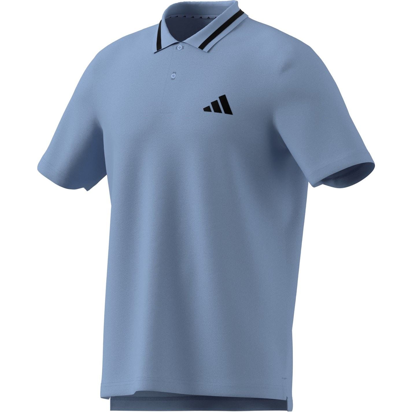 adidas Mens Essentials Cotton 3 Stripes Polo Shirt