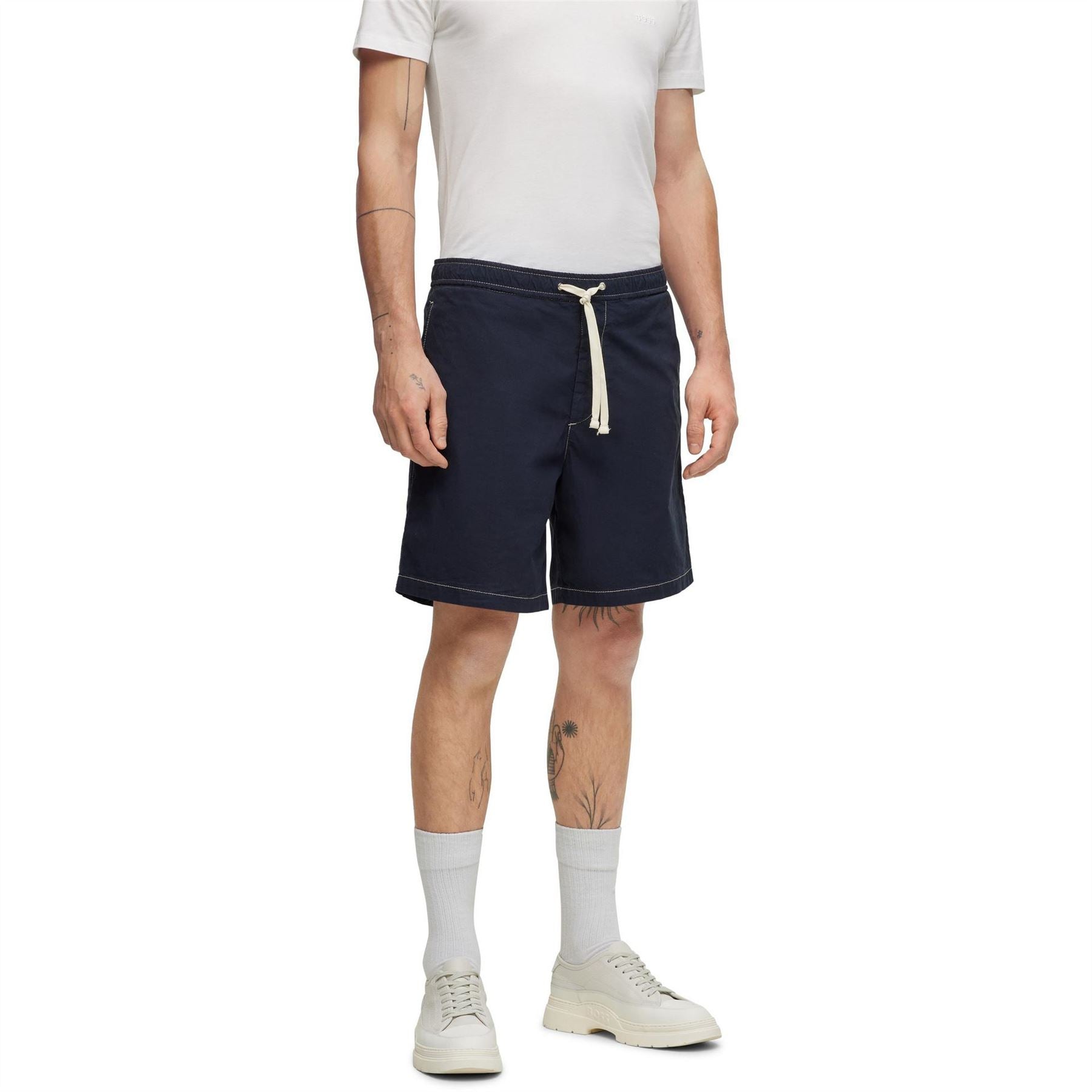Boss Karlos Bermuda Shorts with Clean Hem