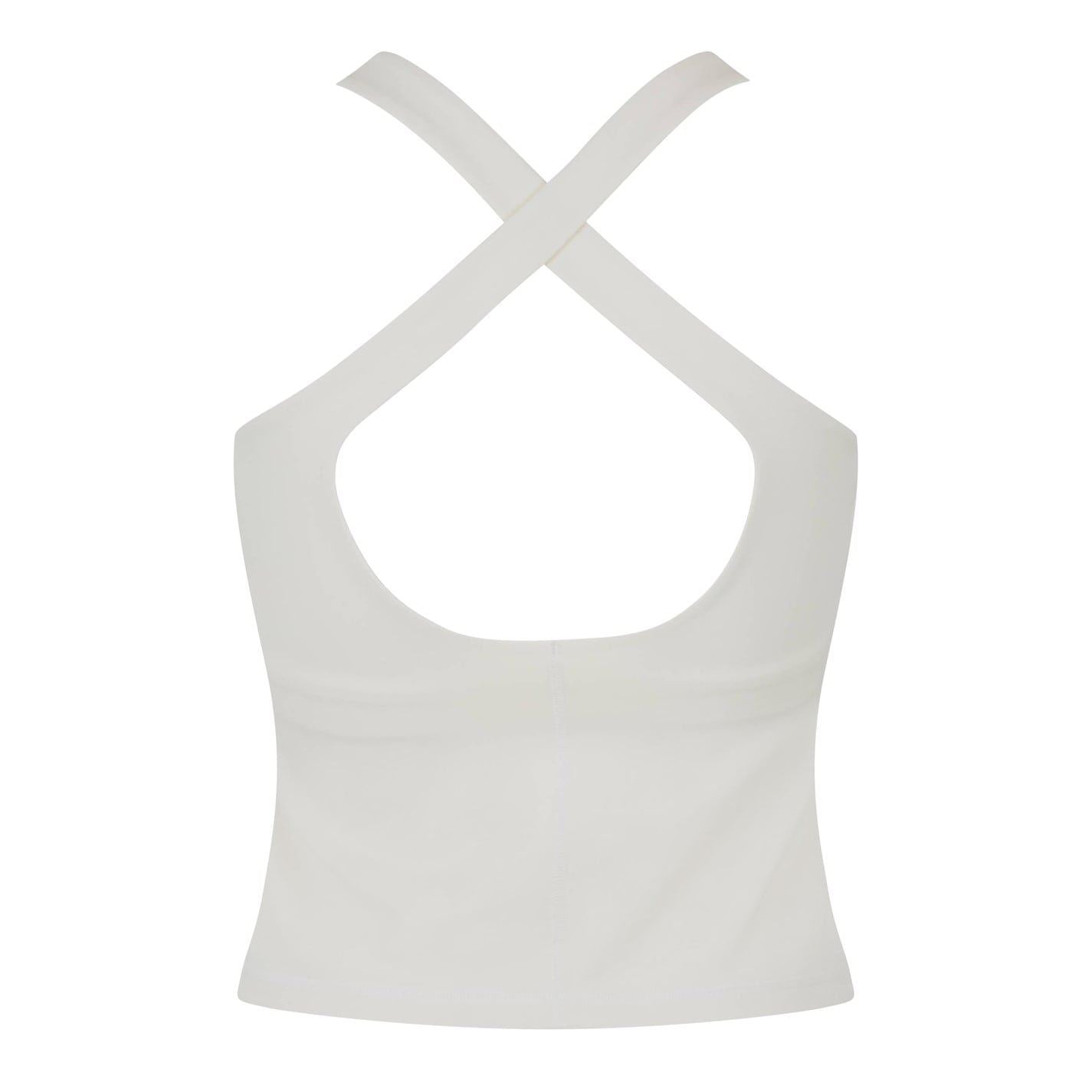USA Pro Cropped High Neck Slim Fit Tank