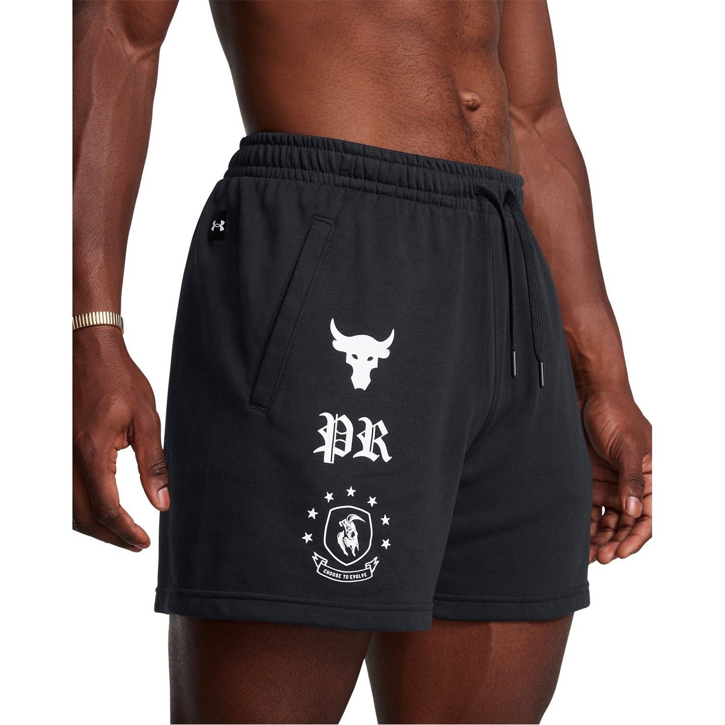 Under Armour Project Rock Terry Fitness Bermuda Shorts