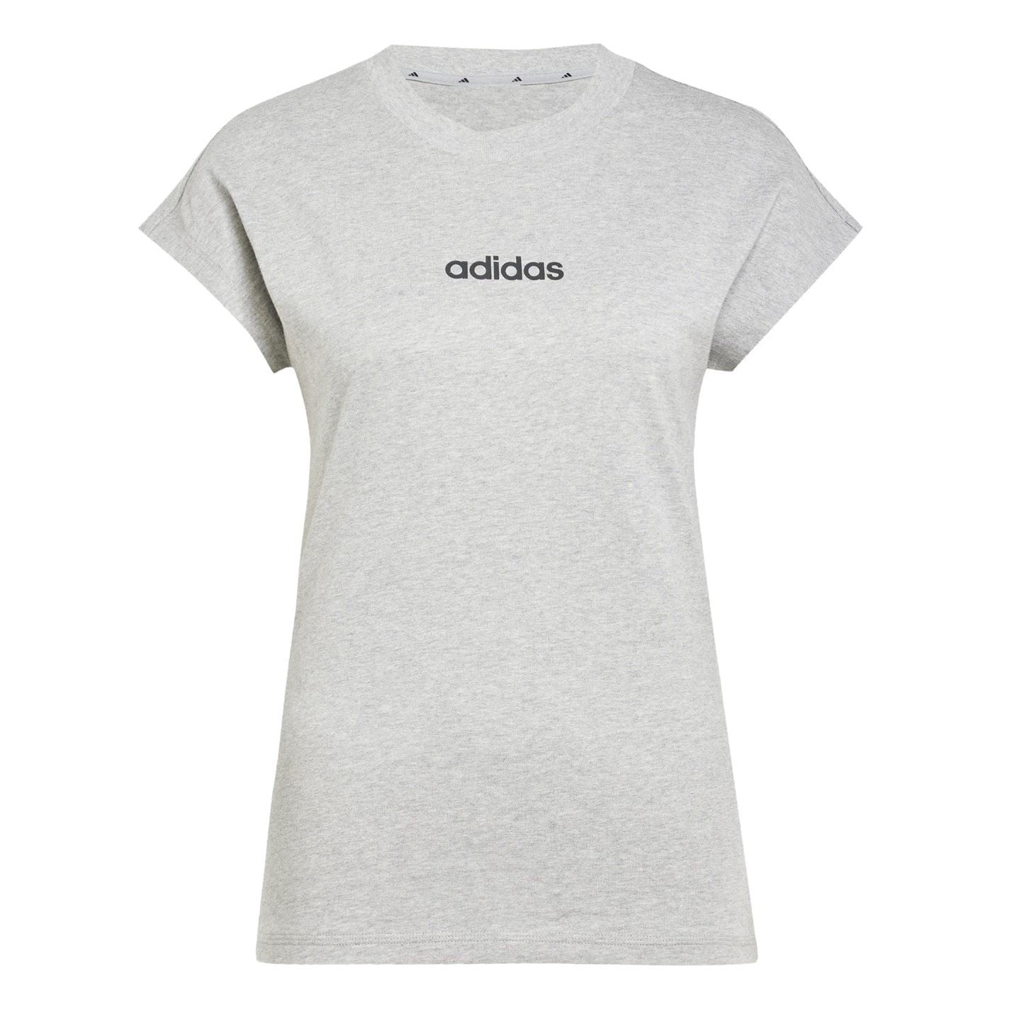 adidas Womens Essentials Linear Cotton T-Shirt