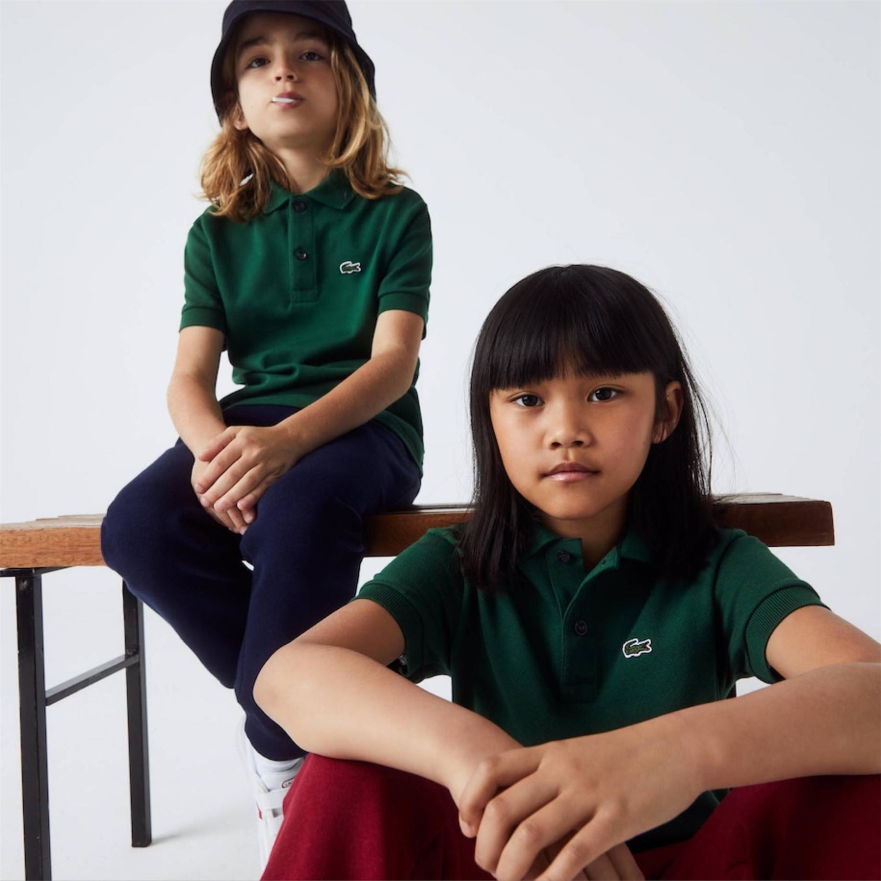 Lacoste Boys Pique Logo Polo Shirt