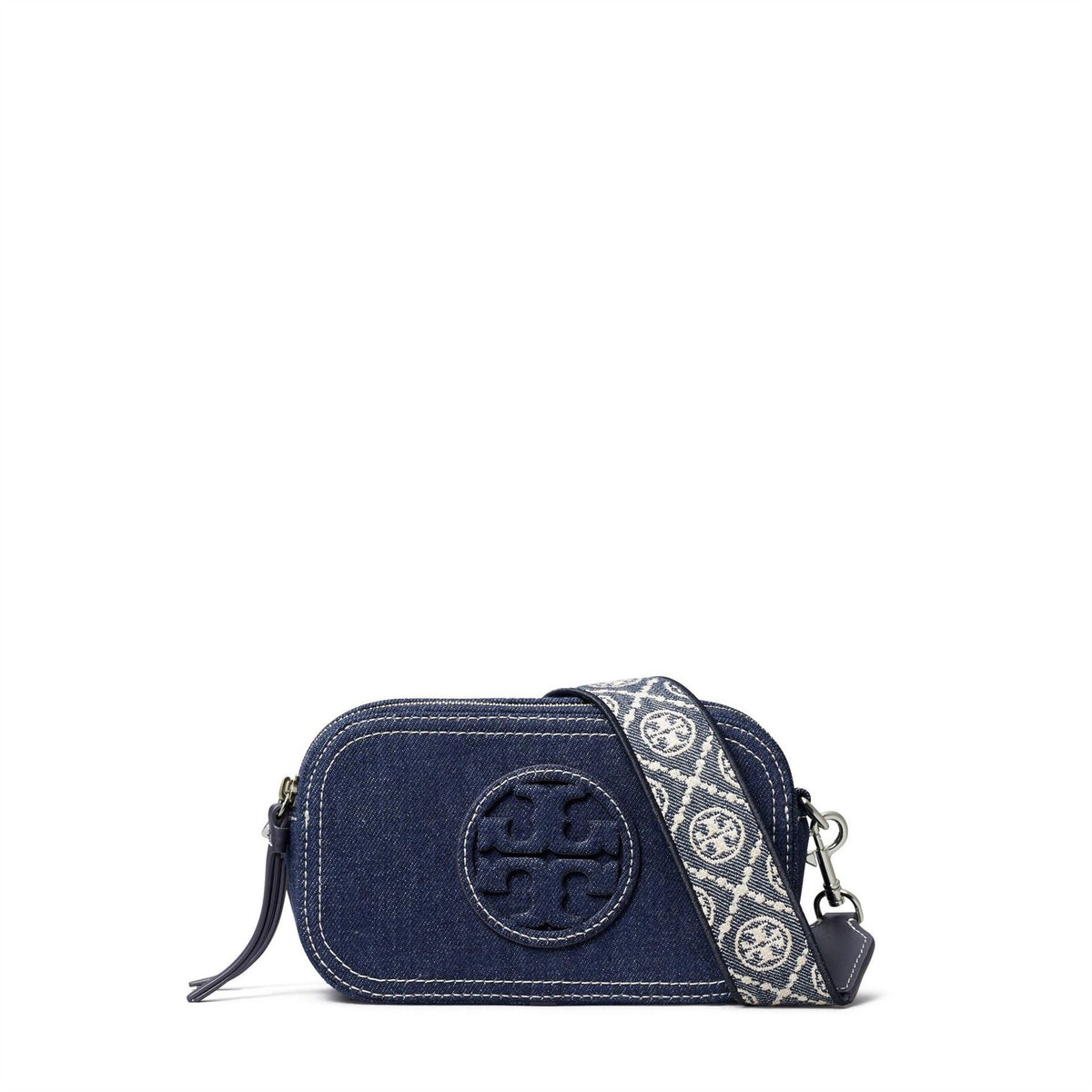 Tory Burch Miller XS Denim Cross Body Bag
