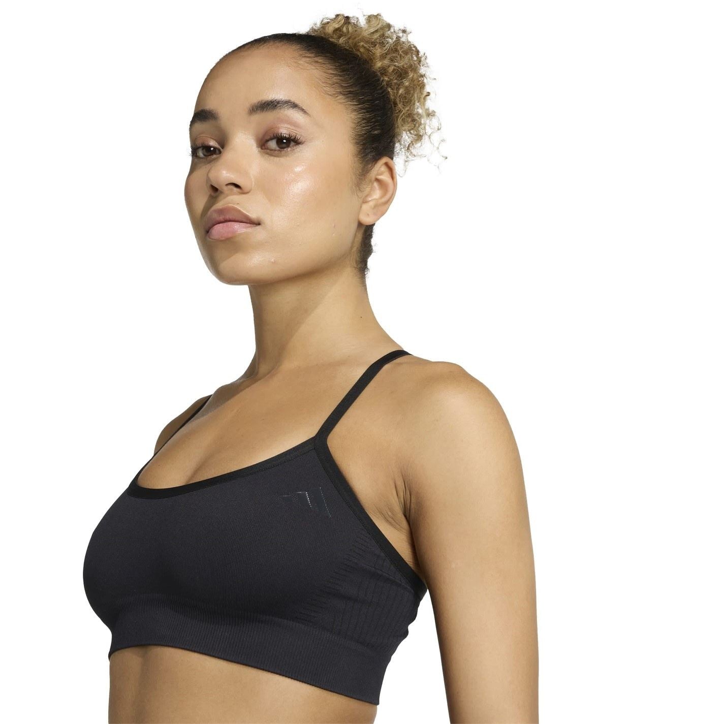 adidas Snug Fit Sports Bra with Spaghetti Straps