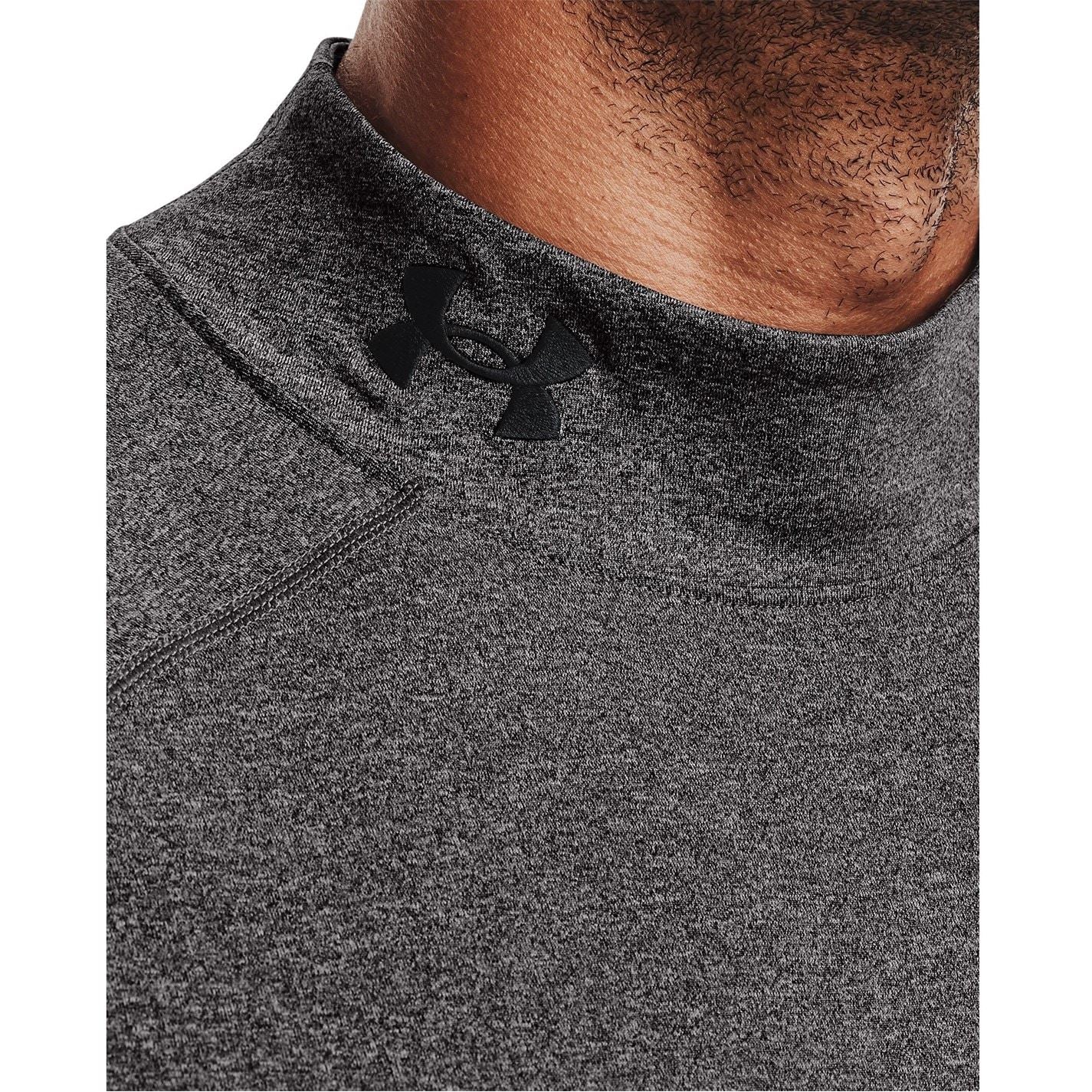 Under Armour Mens Armour Ua Cg Fitted Mock Baselayer Top