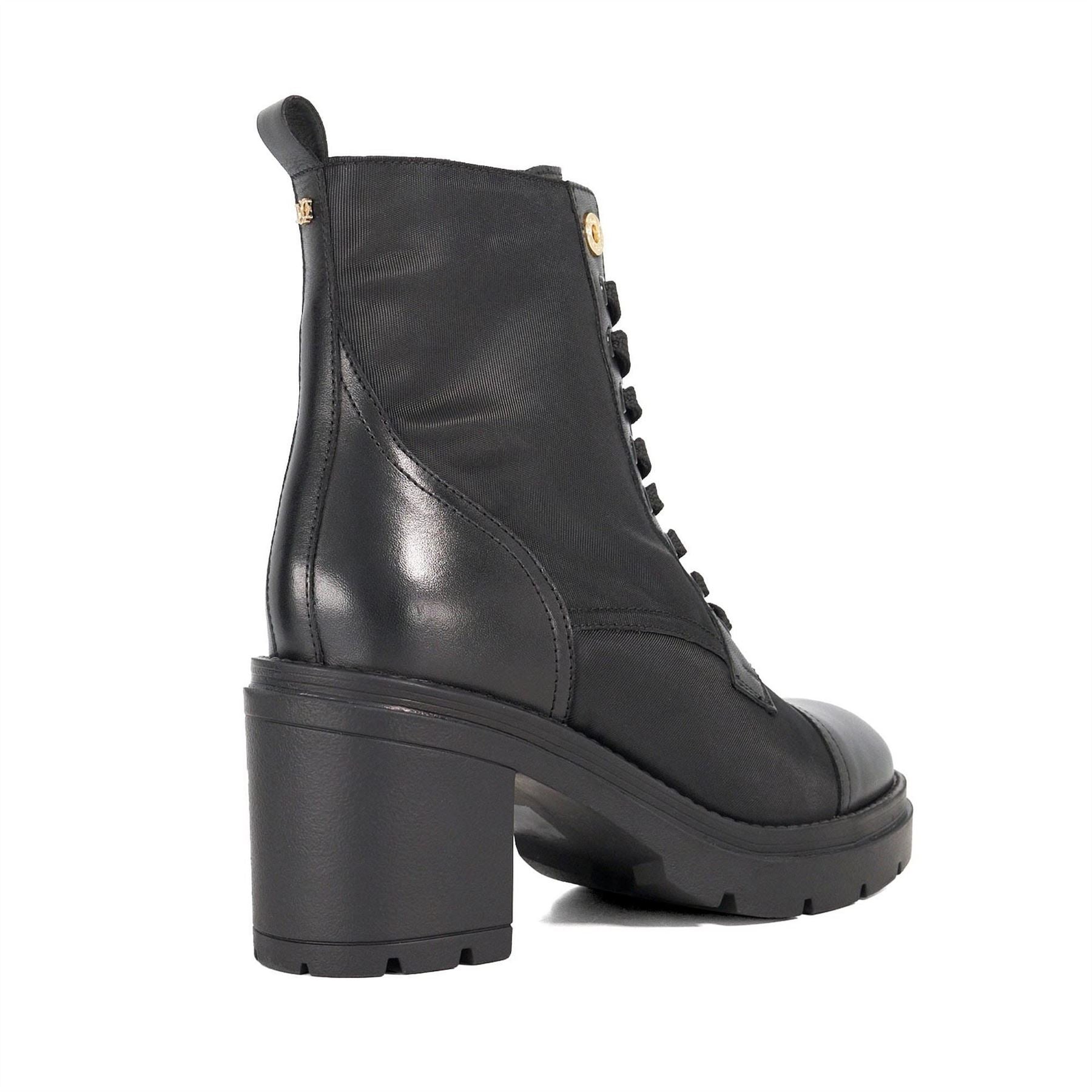 Dune London Plotting Block Heel Ankle Boots