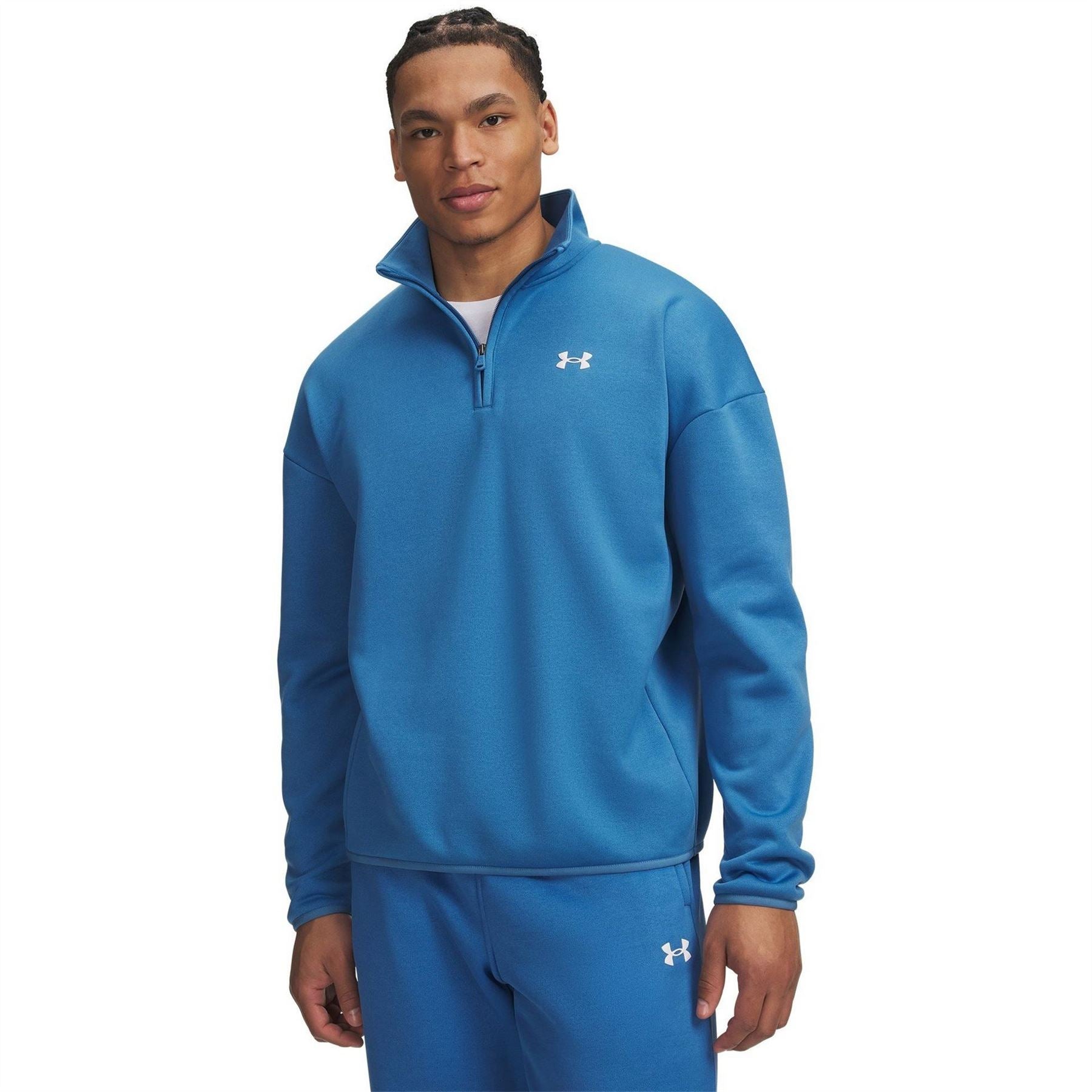 Under Armour Mens Half Zip Fleece Top