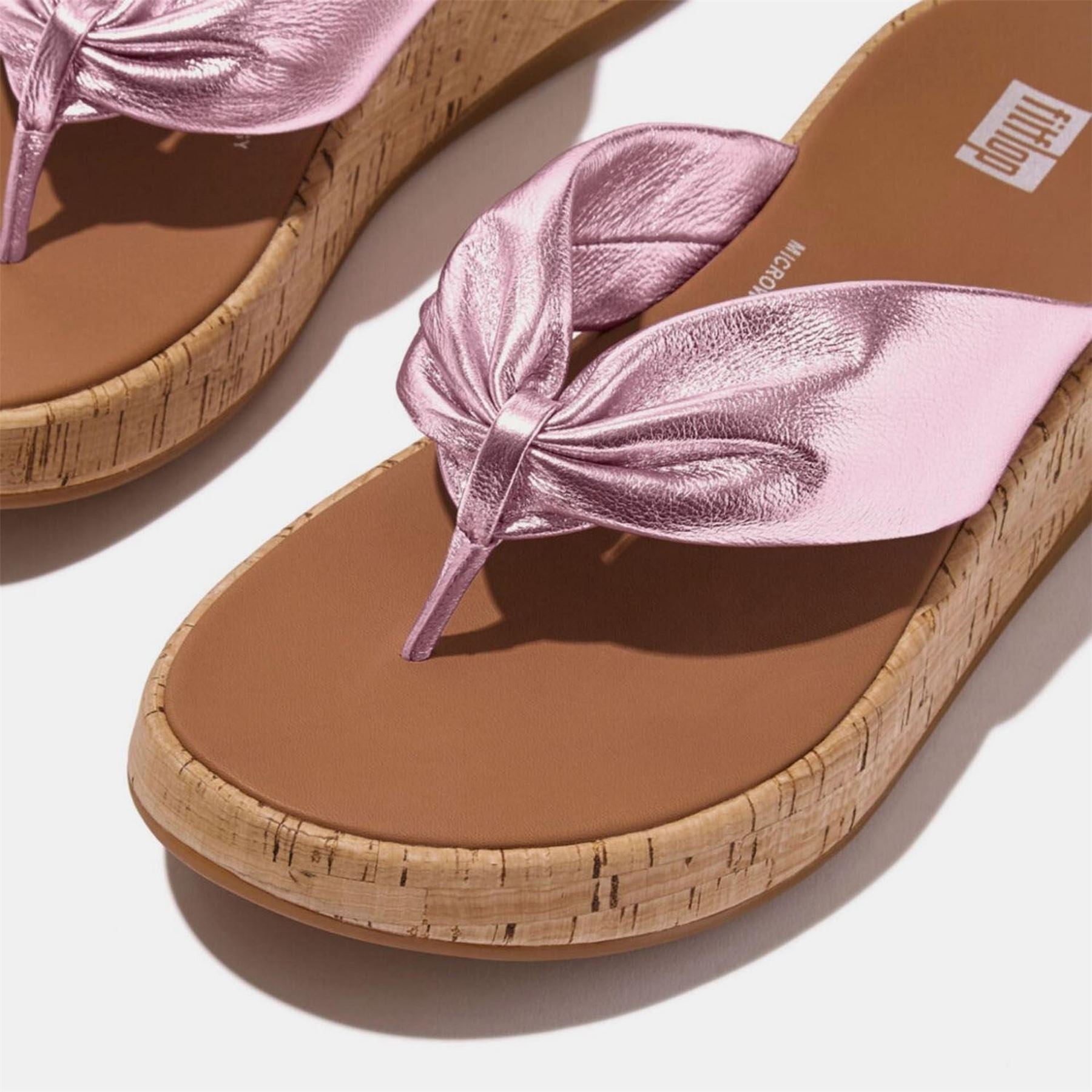 Fitflop Mode Flatform Toe Thong Flip Flops