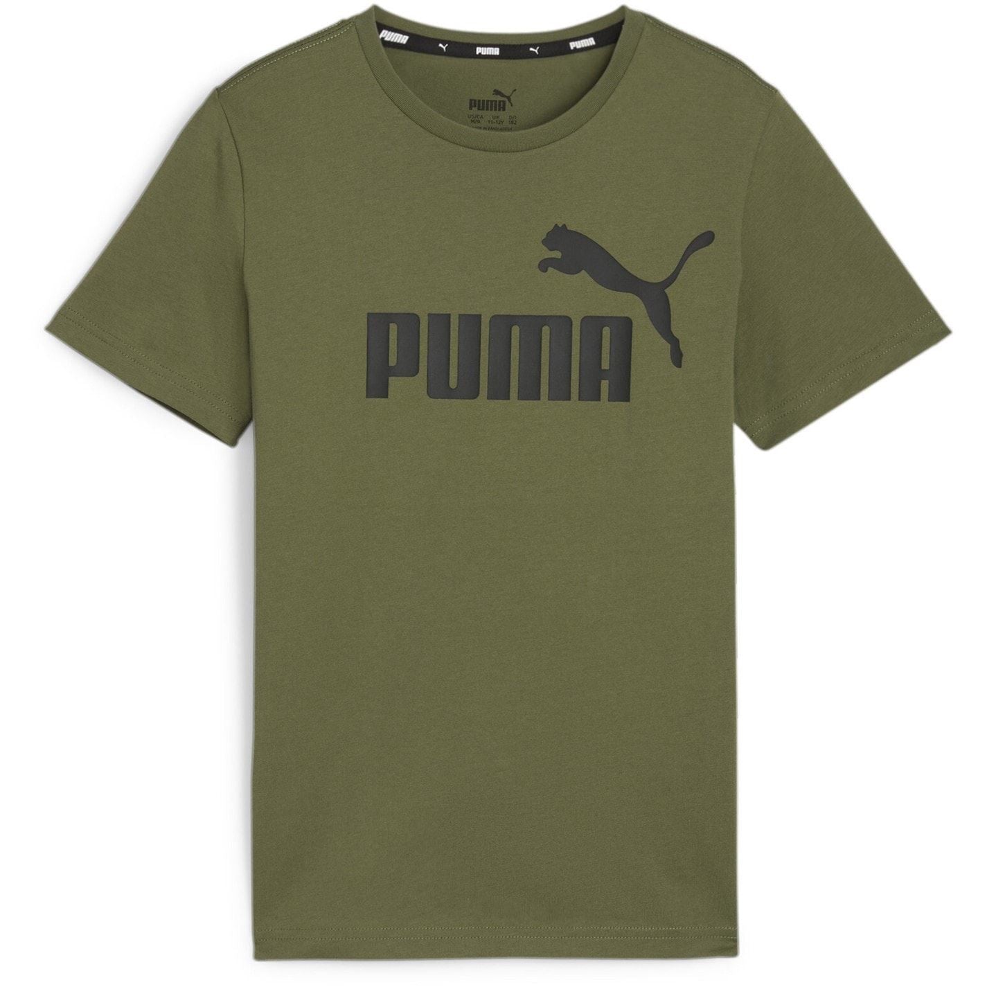 Puma Camo Logo Text Graphic Regular Fit T-Shirt
