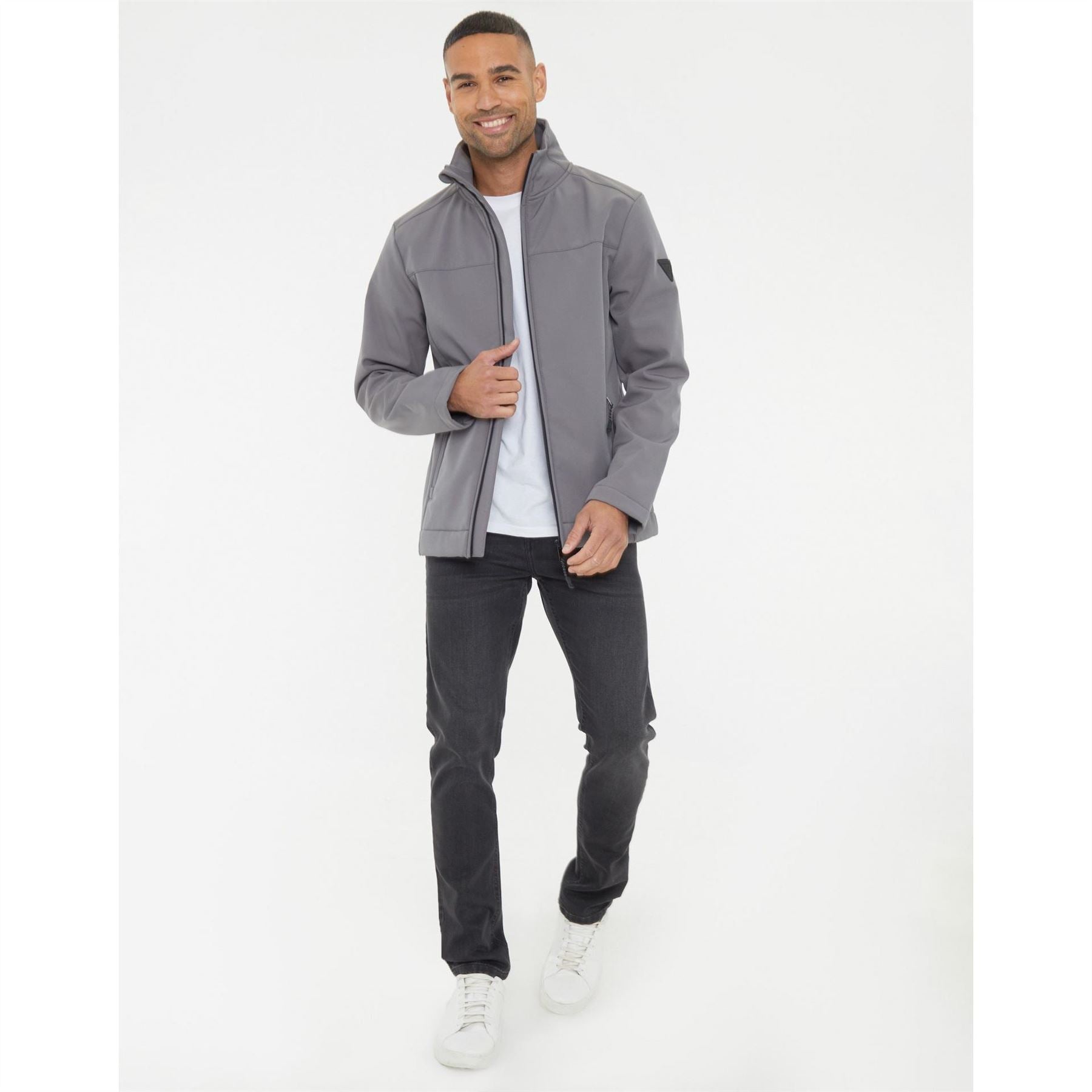 Threadbare Jester High Neck Regular Fit Rain Jacket