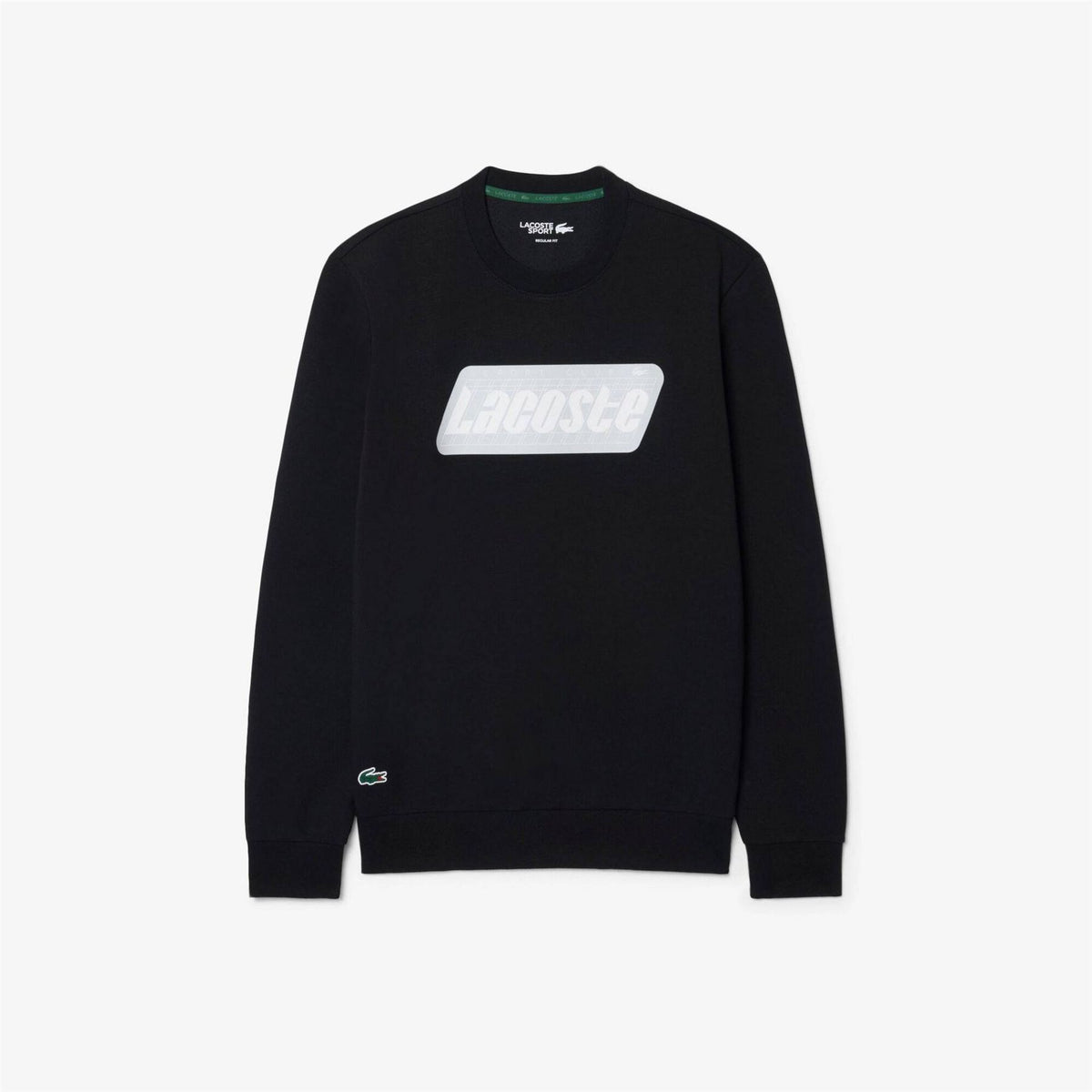 Lacoste Back Print Long Sleeve Crew Neck T-Shirt