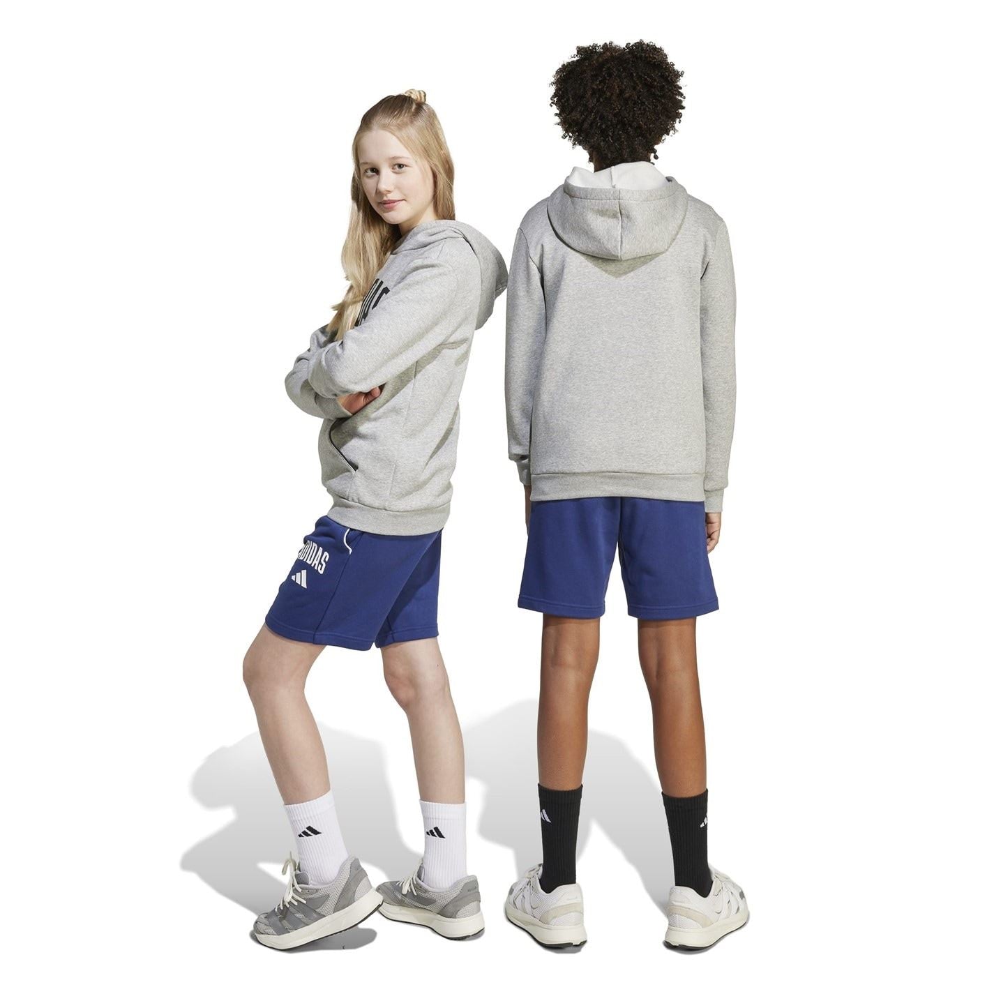 adidas Regular Fit Denim Bermuda Shorts with Bold Logo