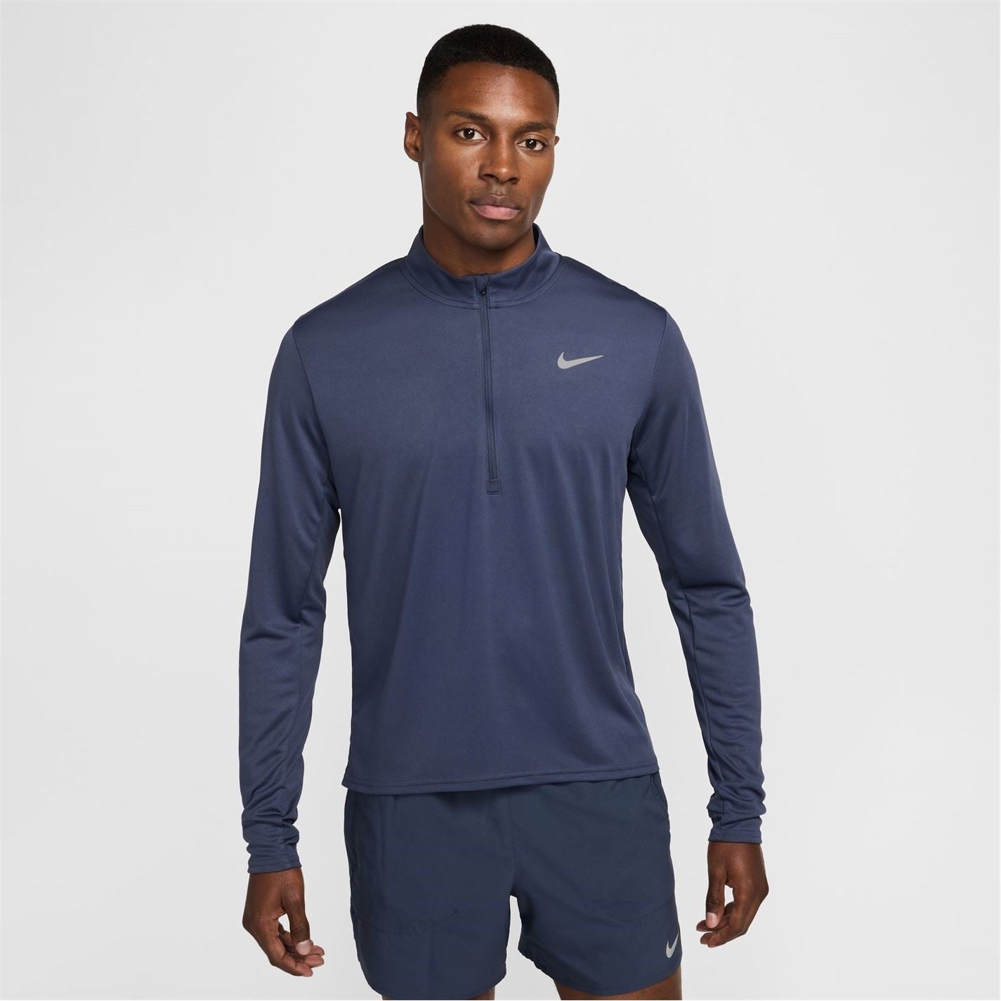 Nike Mens Half Zip Core Long Sleeve Running Top